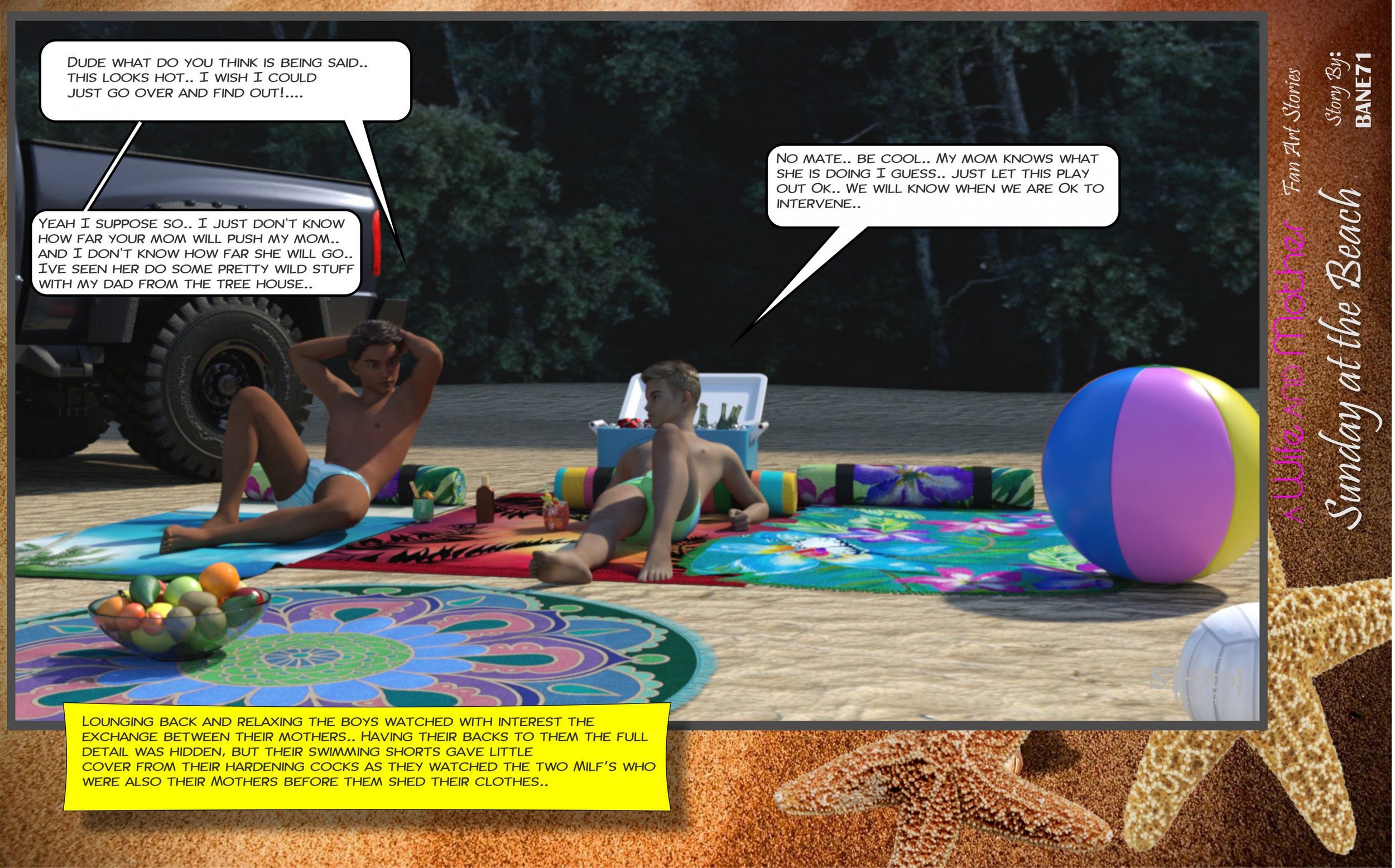Fan Art Stories [ST-9Pol], Sunday On The Beach, page 40 of 199