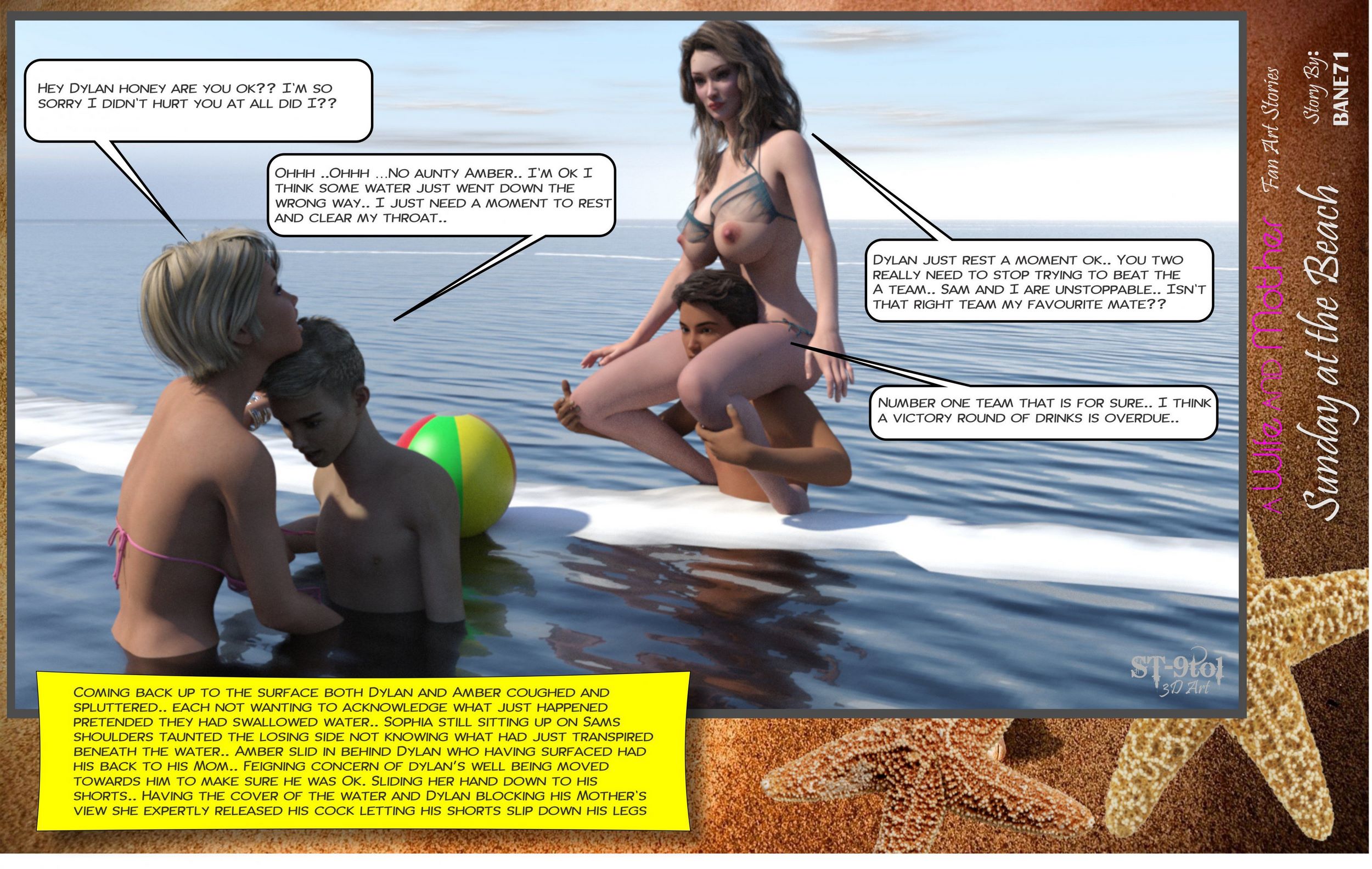 Fan Art Stories [ST-9Pol], Sunday On The Beach, page 57 of 199