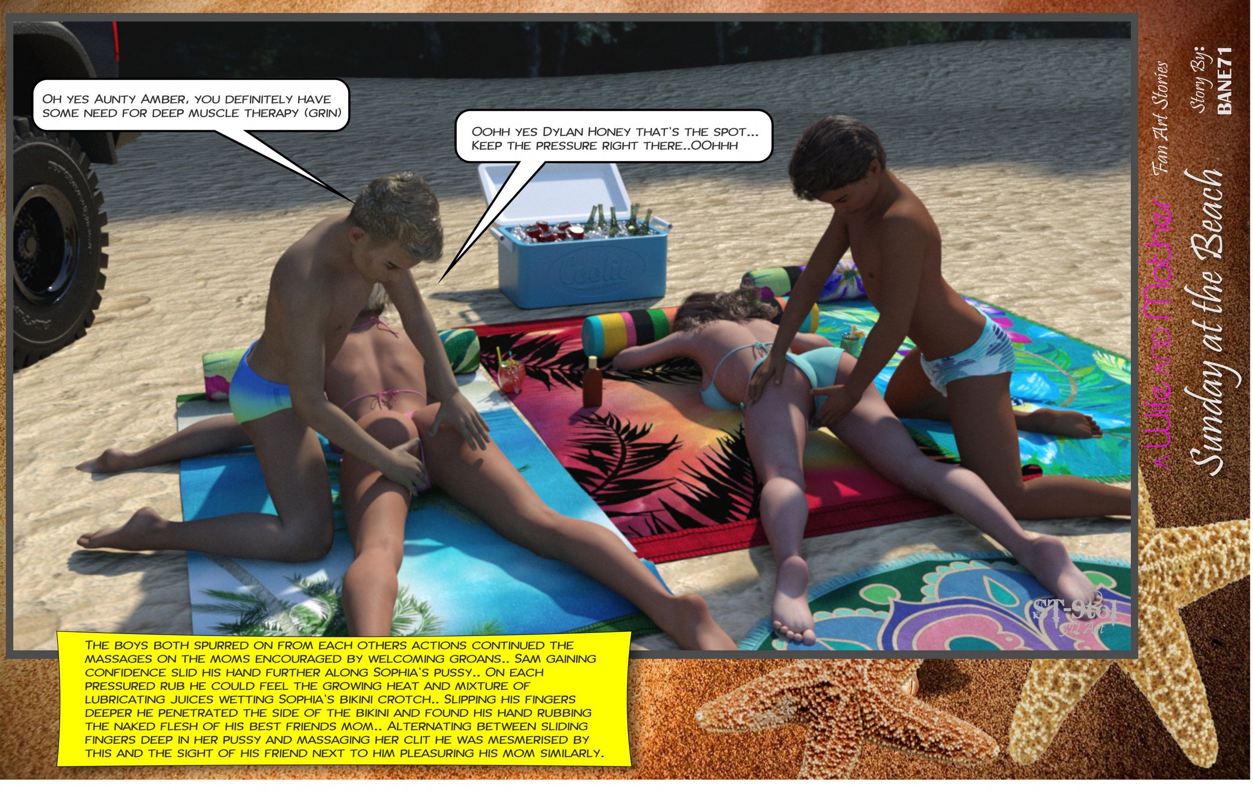 Fan Art Stories [ST-9Pol], Sunday On The Beach, page 66 of 199