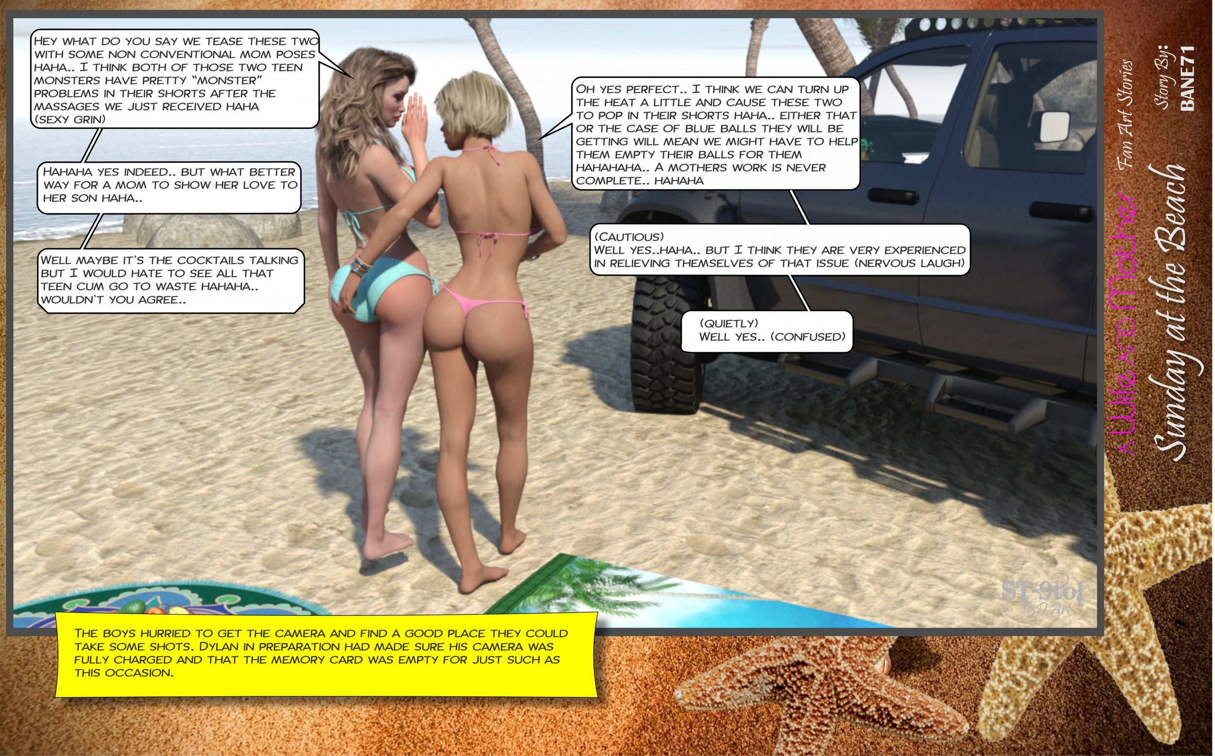 Fan Art Stories [ST-9Pol], Sunday On The Beach, page 69 of 199