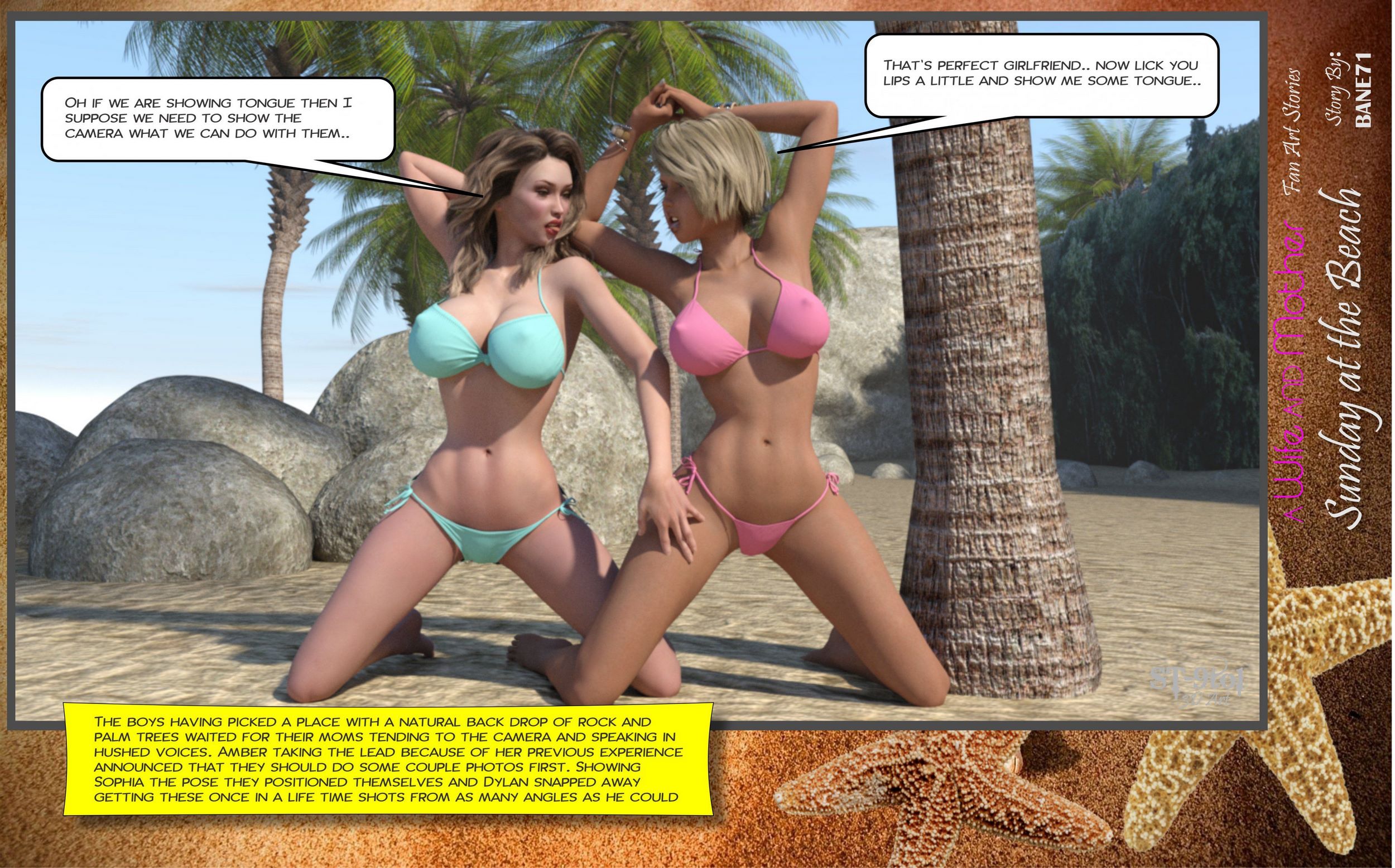 Fan Art Stories [ST-9Pol], Sunday On The Beach, page 71 of 199