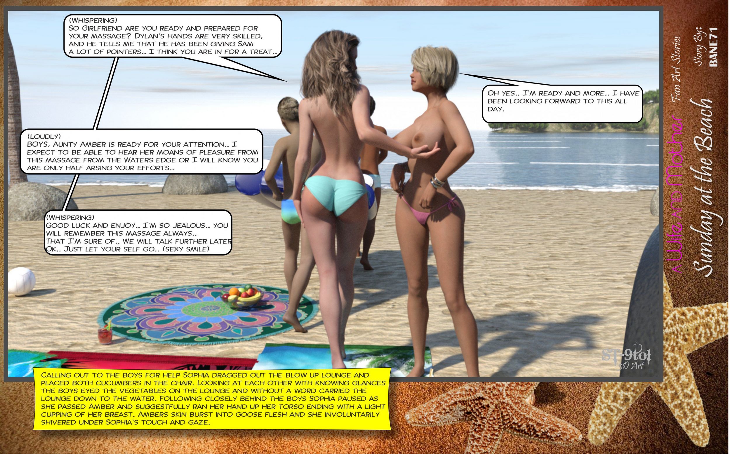 Fan Art Stories [ST-9Pol], Sunday On The Beach, page 83 of 199