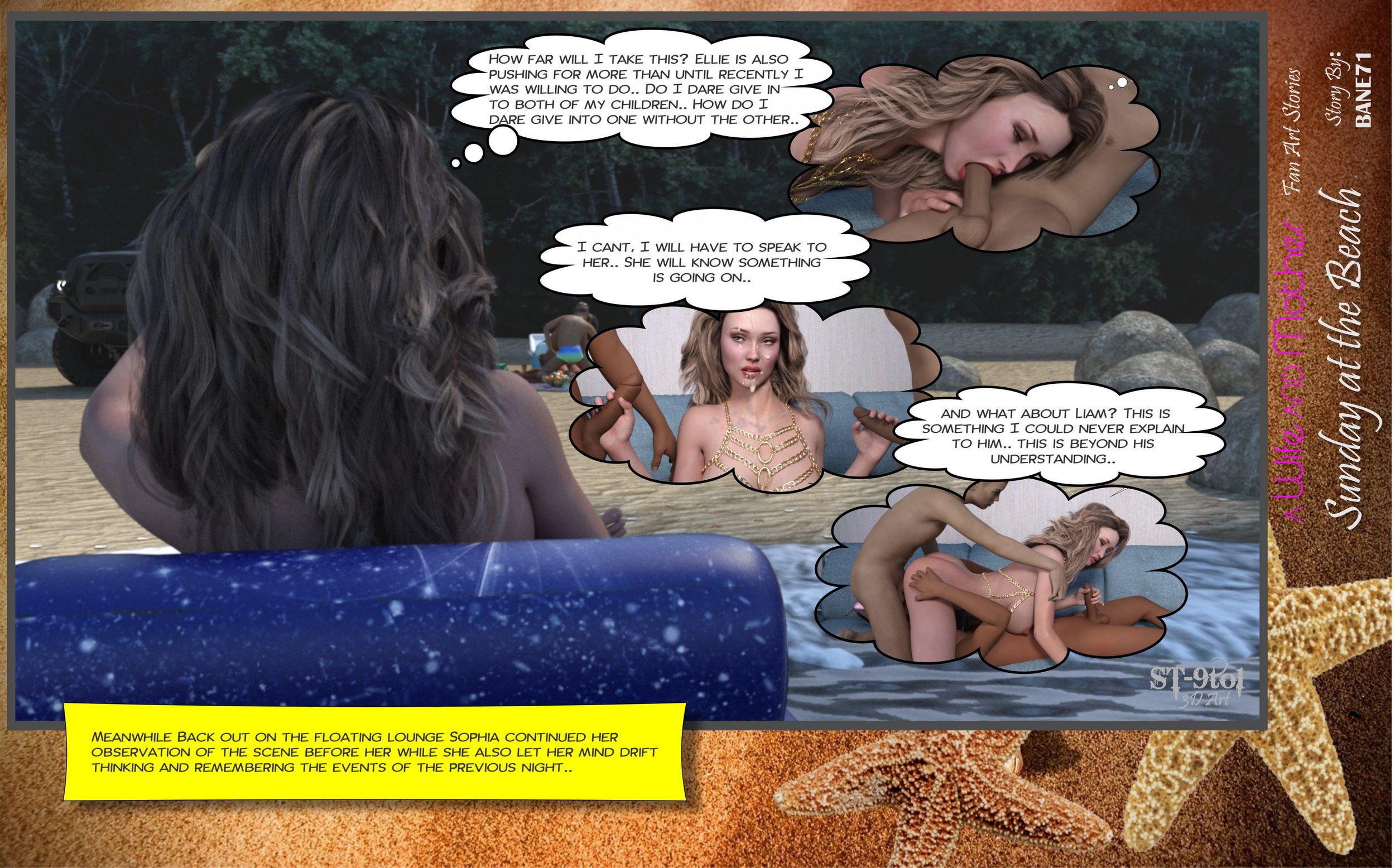 Fan Art Stories [ST-9Pol], Sunday On The Beach, page 89 of 199