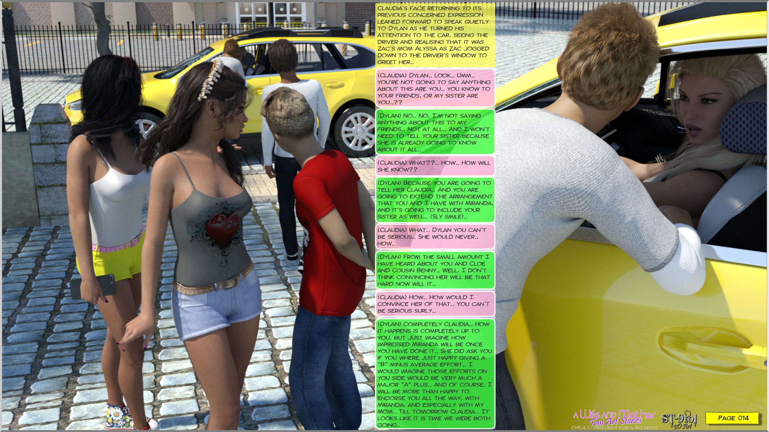 Fan Art Stories [ST-9Pol], Preflight For A Big Night, page 14 of 87