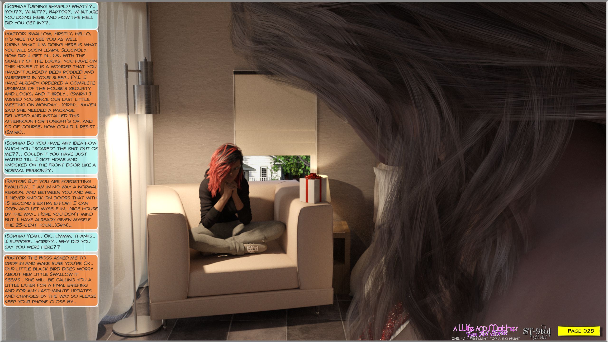 Fan Art Stories [ST-9Pol], Preflight For A Big Night, page 28 of 87