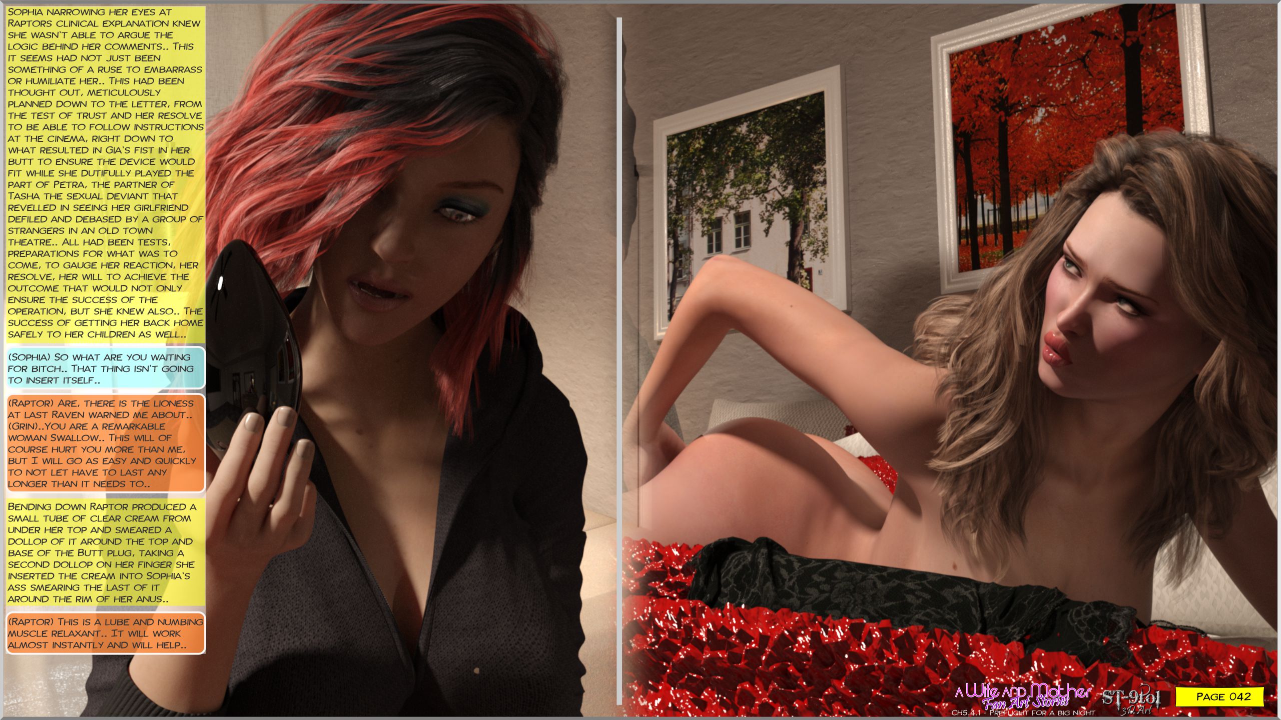 Fan Art Stories [ST-9Pol], Preflight For A Big Night, page 42 of 87