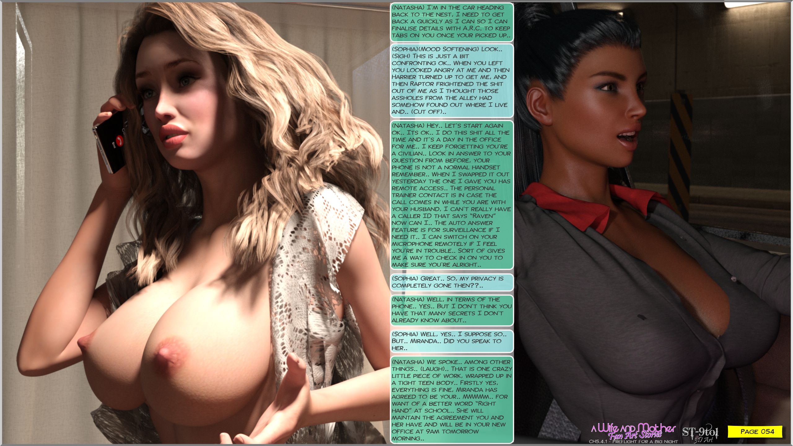 Fan Art Stories [ST-9Pol], Preflight For A Big Night, page 54 of 87