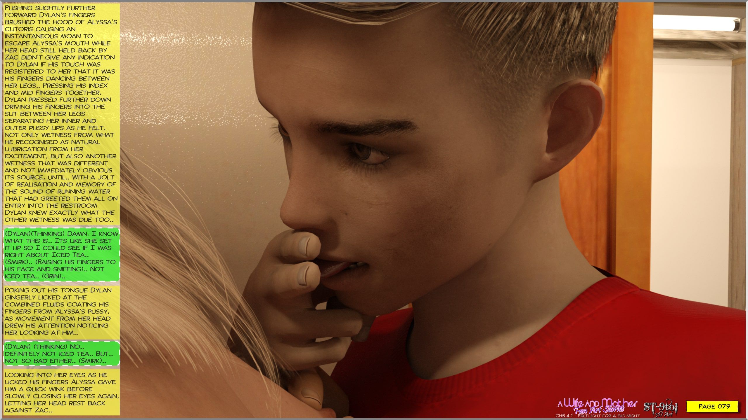 Fan Art Stories [ST-9Pol], Preflight For A Big Night, page 79 of 87