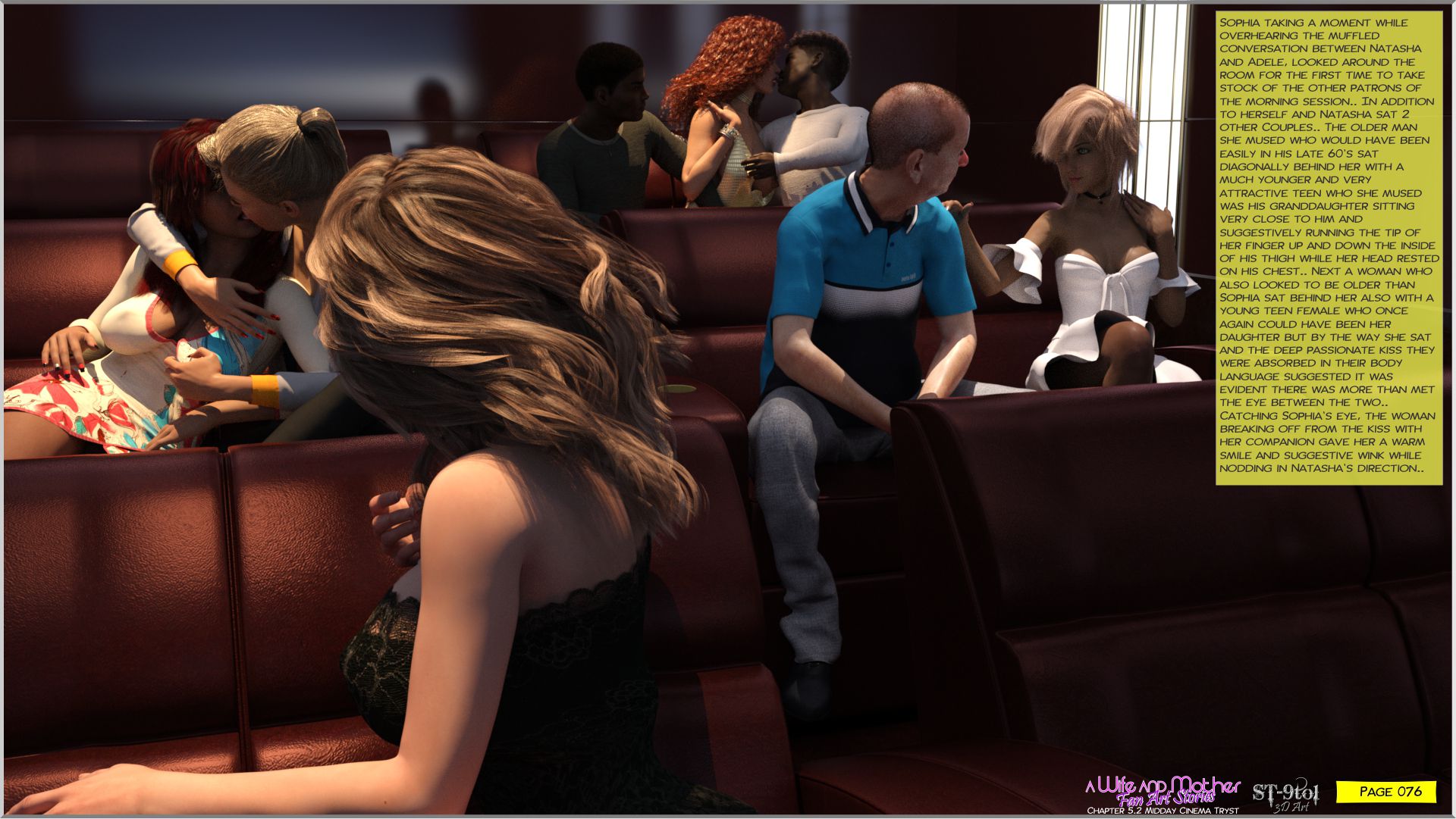 Fan Art Stories [ST-9Pol], Midday Cinema Tryst, page 76 of 170
