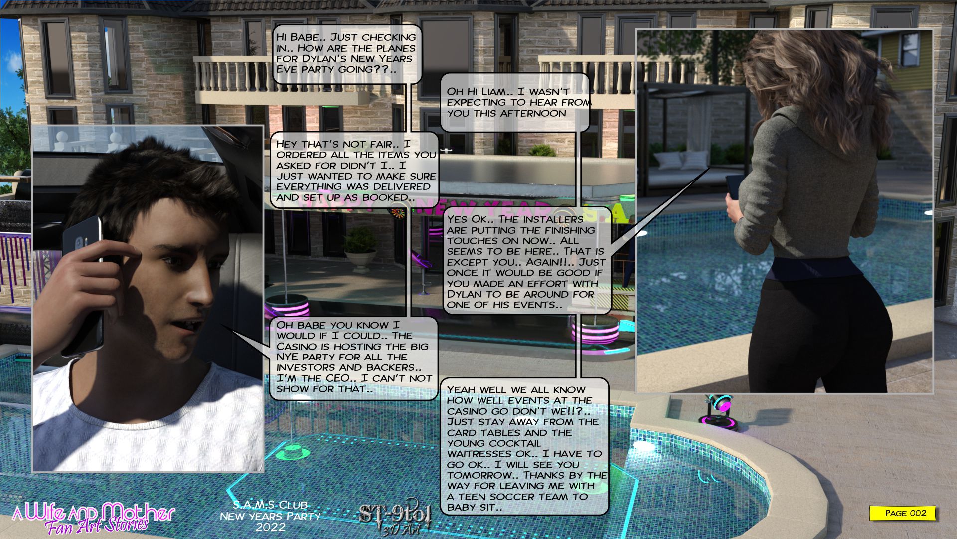 Fan Art Stories [ST-9Pol], Happy New Year 2022, page 2 of 8