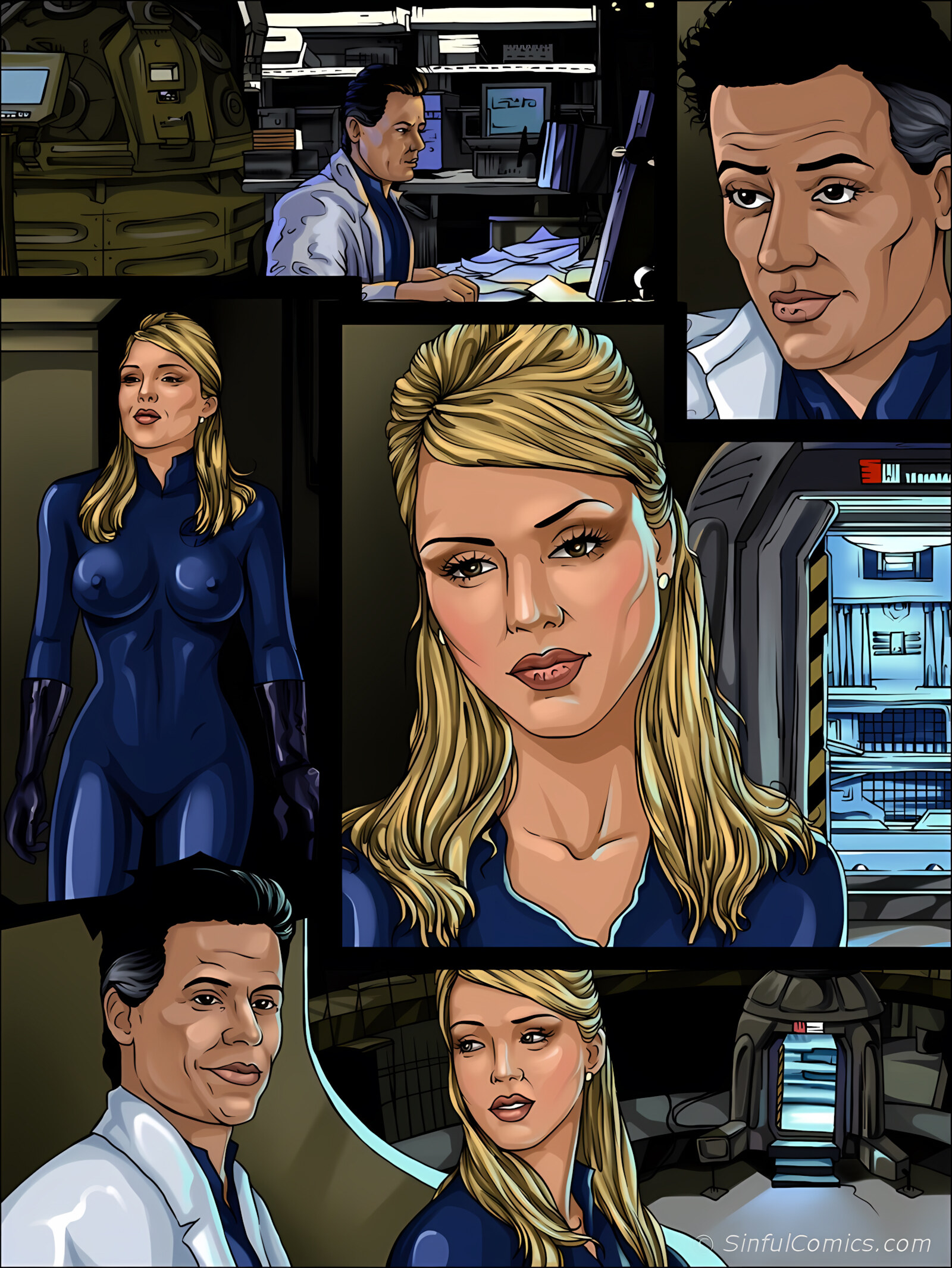 Fantastic Four [Sinful Comics], Fantastic Four, page 1 of 21
