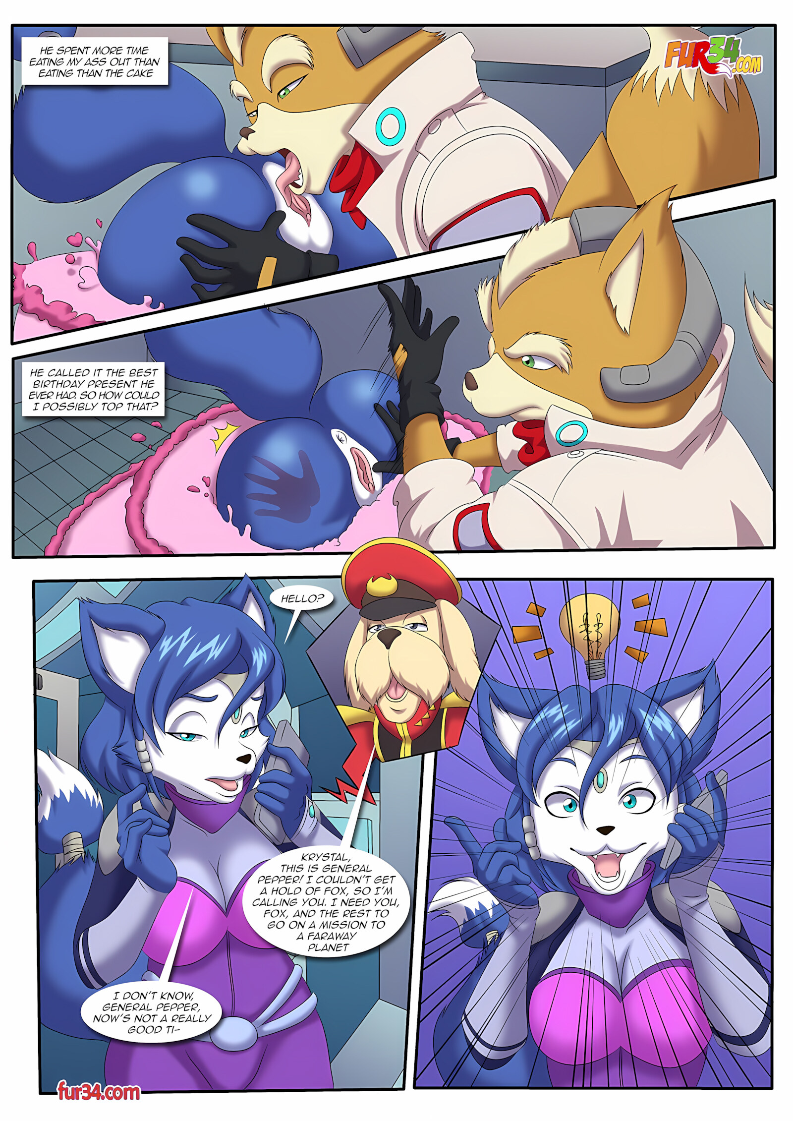 Fox’s Best Birthday Party Ever [Palcomix], Fox’s Best Birthday Party Ever, page 3 of 20