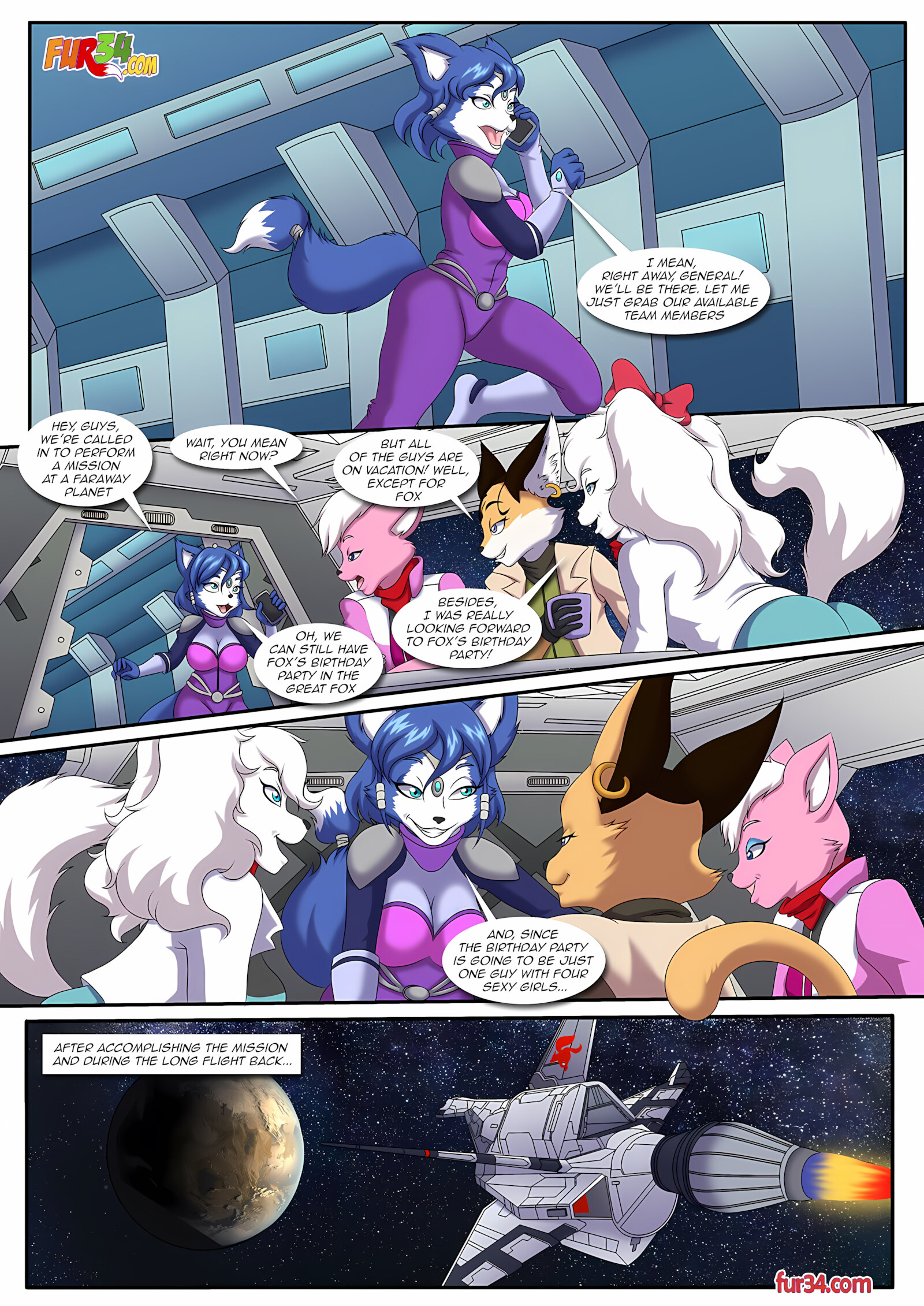 Fox’s Best Birthday Party Ever [Palcomix], Fox’s Best Birthday Party Ever, page 4 of 20