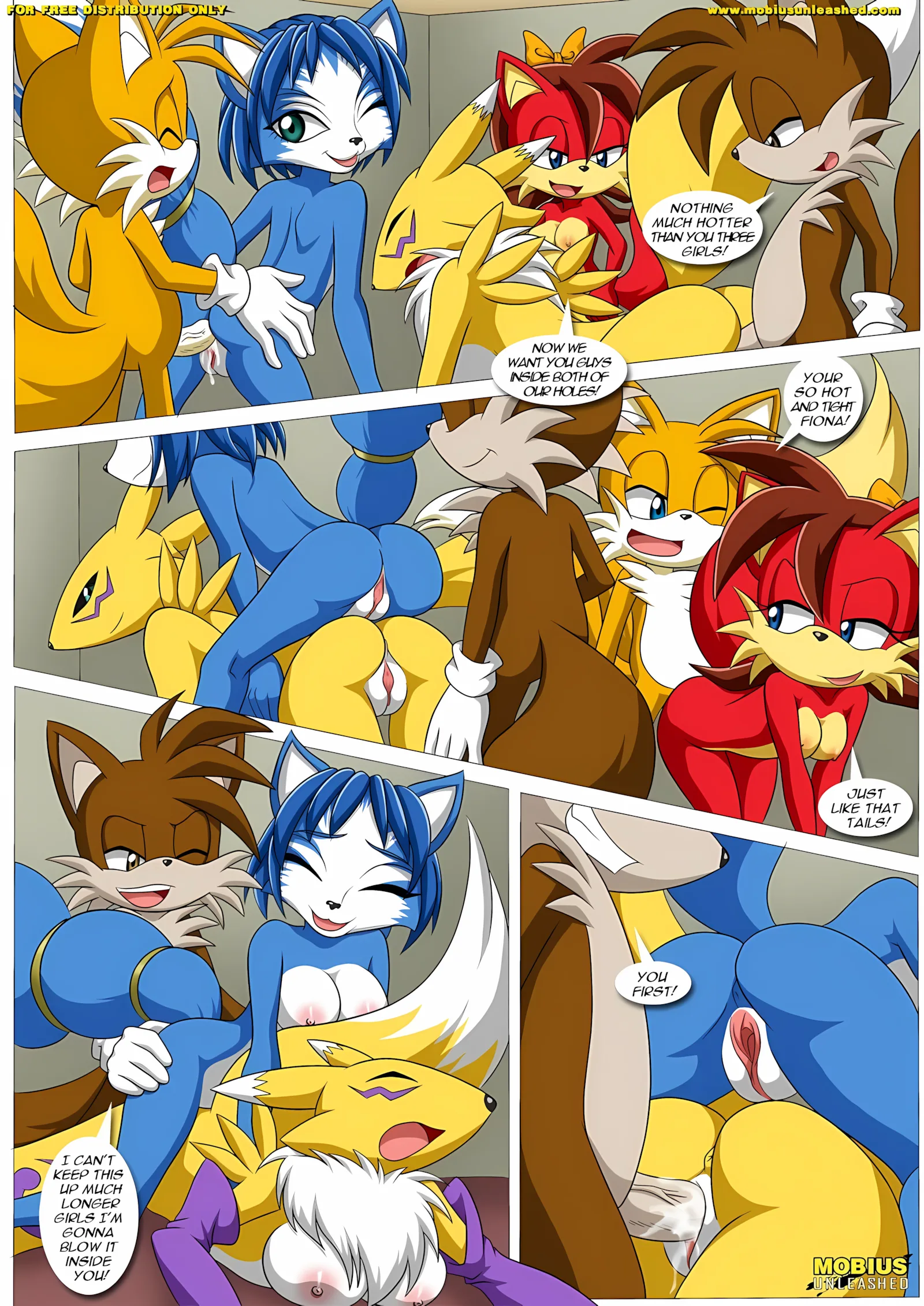 FoXXXes (Star Fox , Sonic the Hedgehog) [Palcomix], 2 . FoXXXes - Chapter 2 (Star Fox , Sonic the Hedgehog) [Palcomix], page 4 of 11
