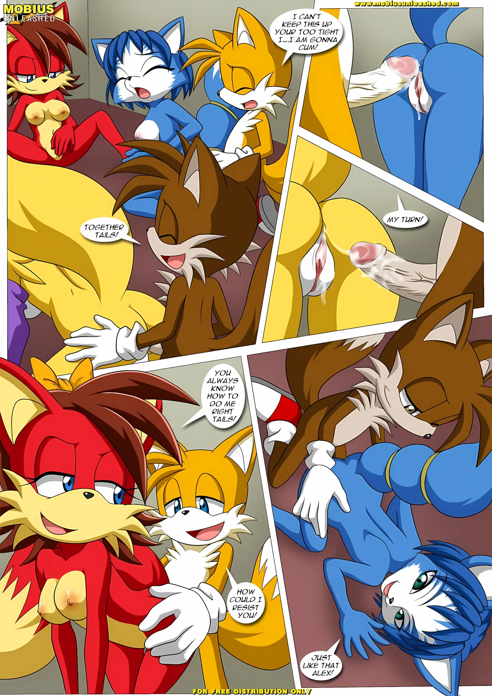 FoXXXes (Star Fox , Sonic the Hedgehog) [Palcomix], 2 . FoXXXes - Chapter 2 (Star Fox , Sonic the Hedgehog) [Palcomix], page 7 of 11