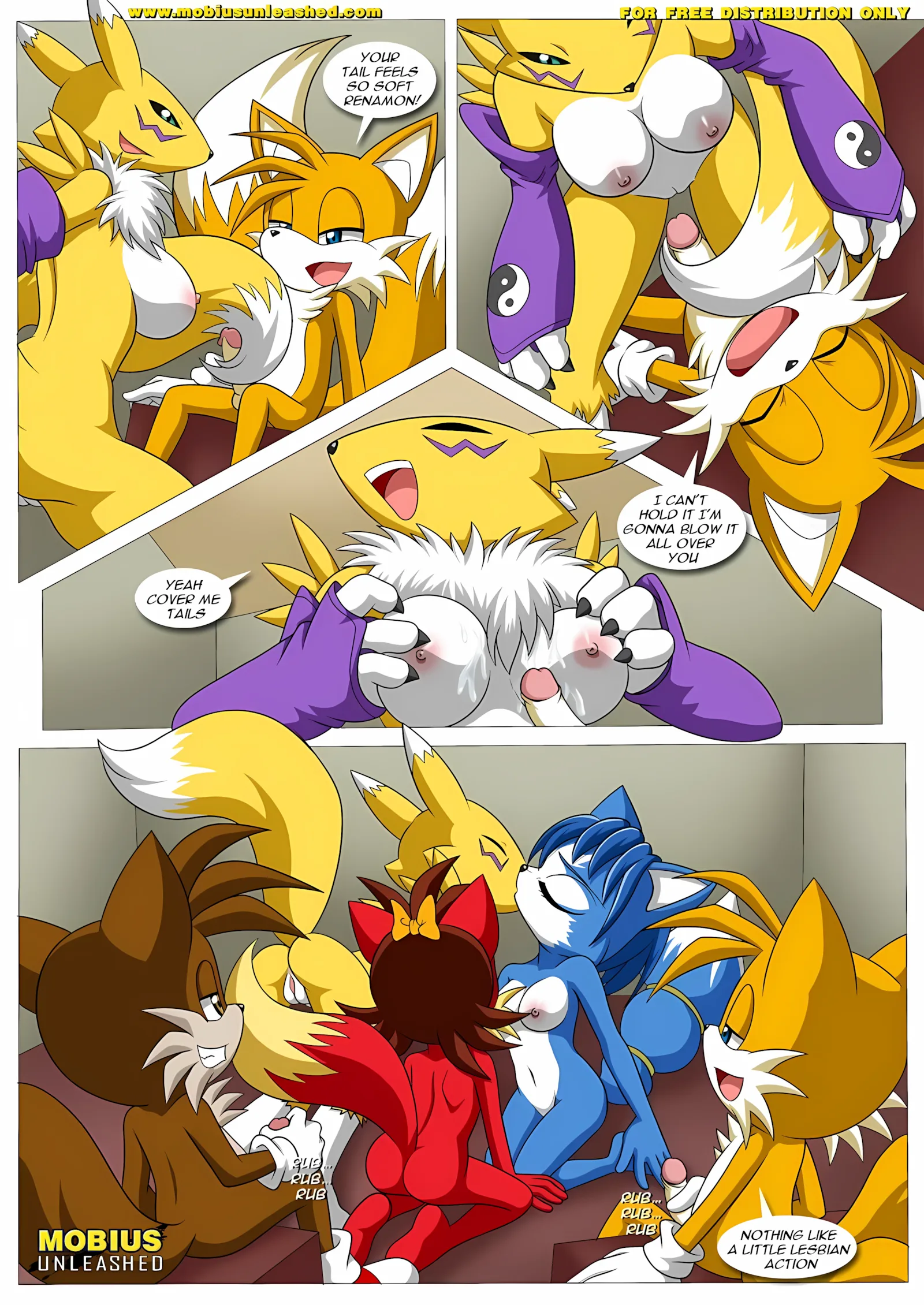 FoXXXes (Star Fox , Sonic the Hedgehog) [Palcomix], 2 . FoXXXes - Chapter 2 (Star Fox , Sonic the Hedgehog) [Palcomix], page 8 of 11