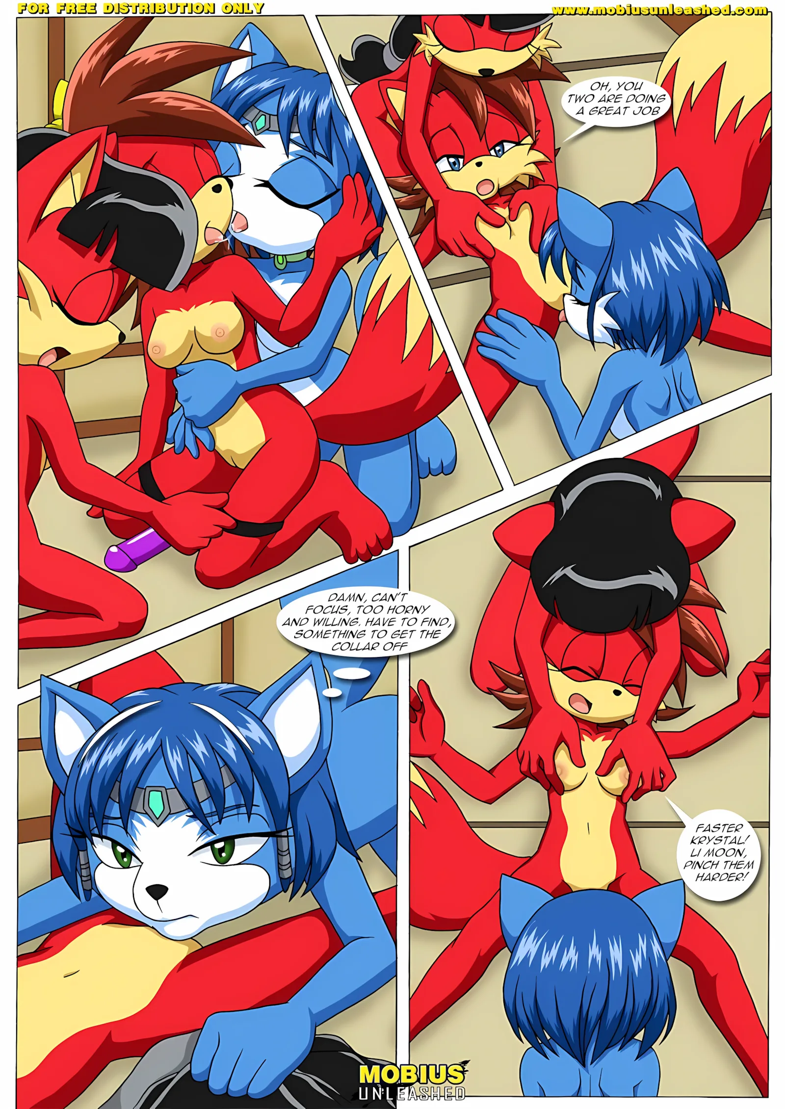 FoXXXes (Star Fox , Sonic the Hedgehog) [Palcomix], 1 . FoXXXes - Chapter 1 (Star Fox , Sonic the Hedgehog) [Palcomix], page 18 of 40