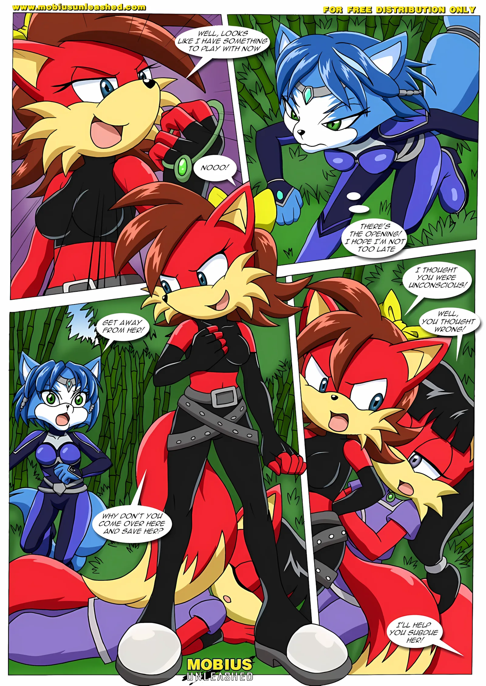 FoXXXes (Star Fox , Sonic the Hedgehog) [Palcomix], 1 . FoXXXes - Chapter 1 (Star Fox , Sonic the Hedgehog) [Palcomix], page 3 of 40