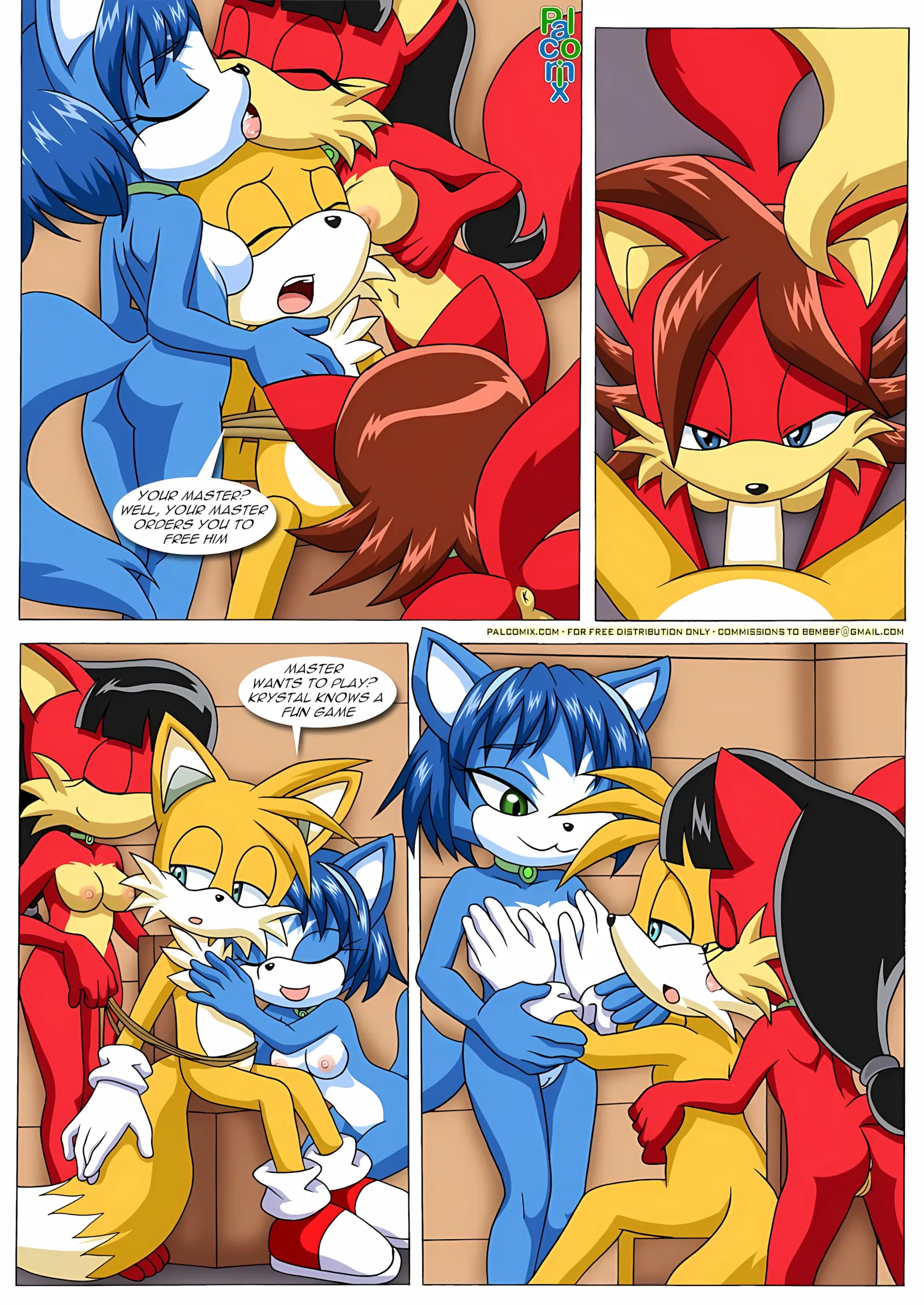 FoXXXes (Star Fox , Sonic the Hedgehog) [Palcomix], 1 . FoXXXes - Chapter 1 (Star Fox , Sonic the Hedgehog) [Palcomix], page 26 of 40