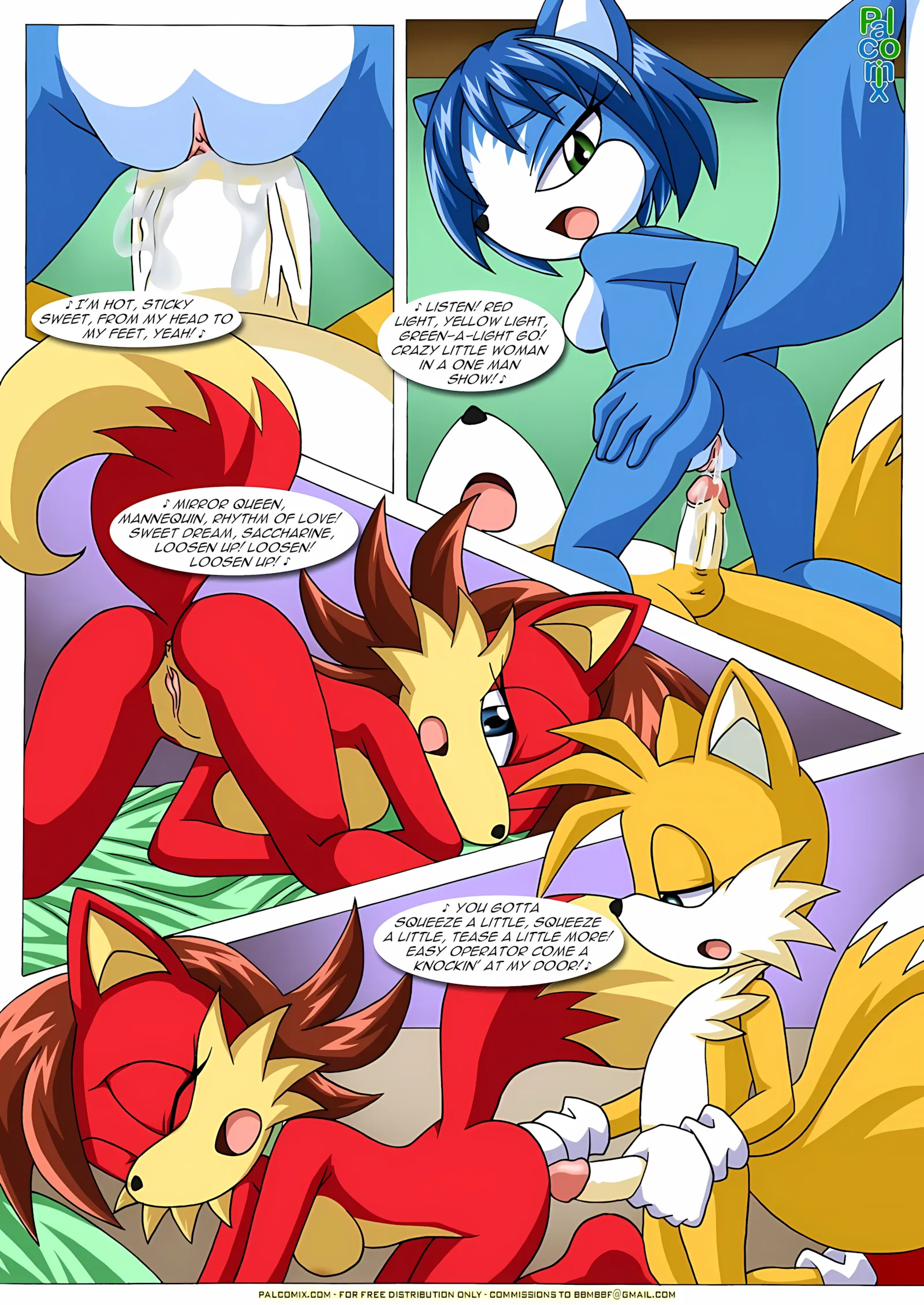 FoXXXes (Star Fox , Sonic the Hedgehog) [Palcomix], 1 . FoXXXes - Chapter 1 (Star Fox , Sonic the Hedgehog) [Palcomix], page 36 of 40