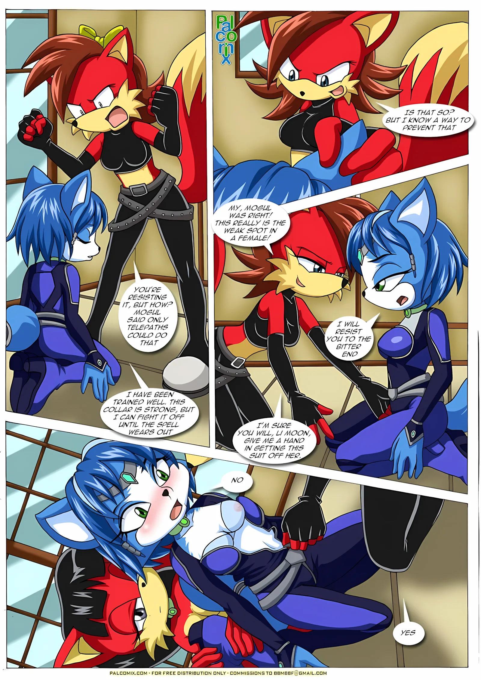 FoXXXes (Star Fox , Sonic the Hedgehog) [Palcomix], 1 . FoXXXes - Chapter 1 (Star Fox , Sonic the Hedgehog) [Palcomix], page 6 of 40