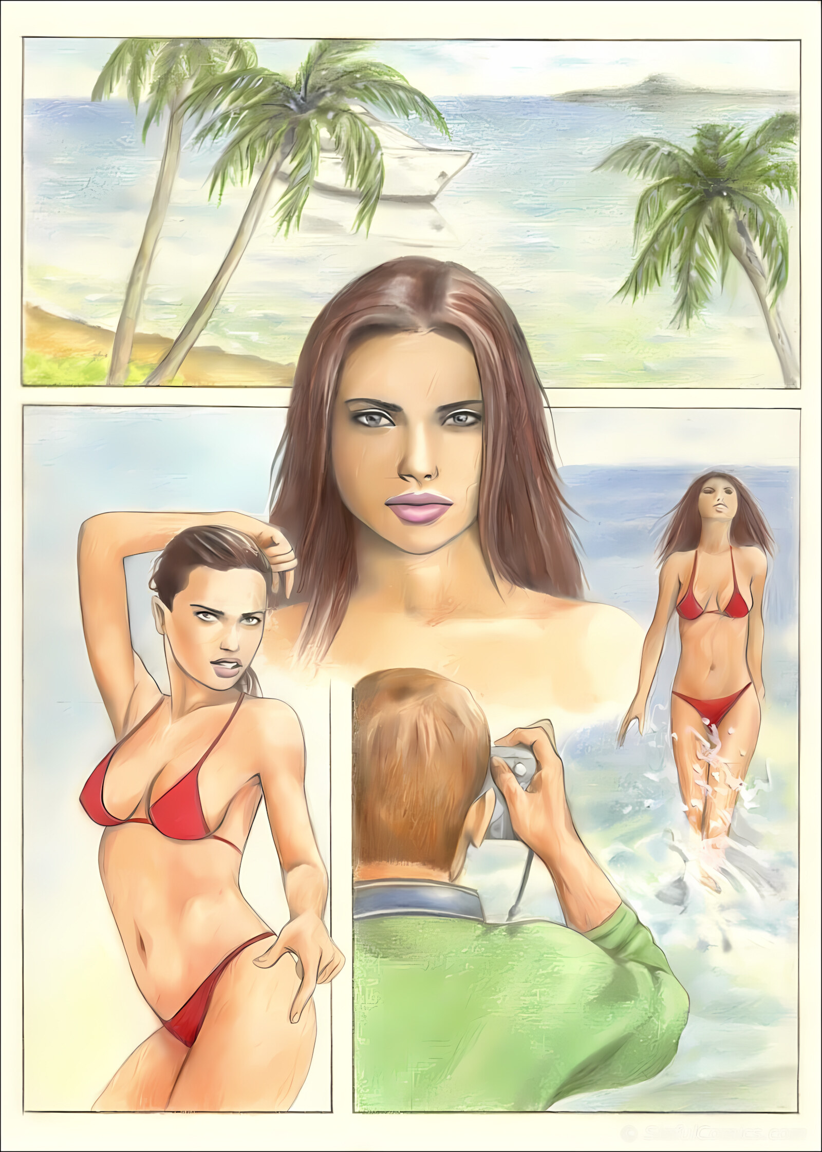 Adriana Lima [Sinful Comics], Adriana Lima, page 1 of 26