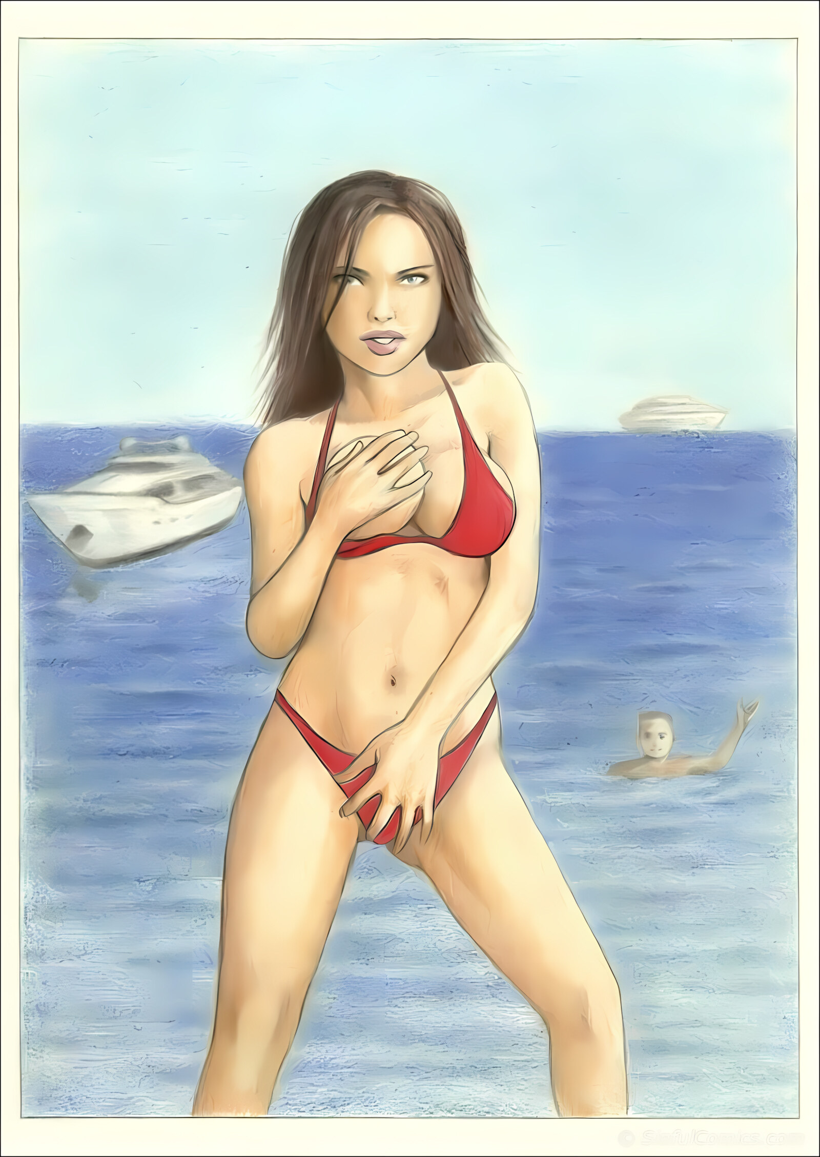 Adriana Lima [Sinful Comics], Adriana Lima, page 3 of 26