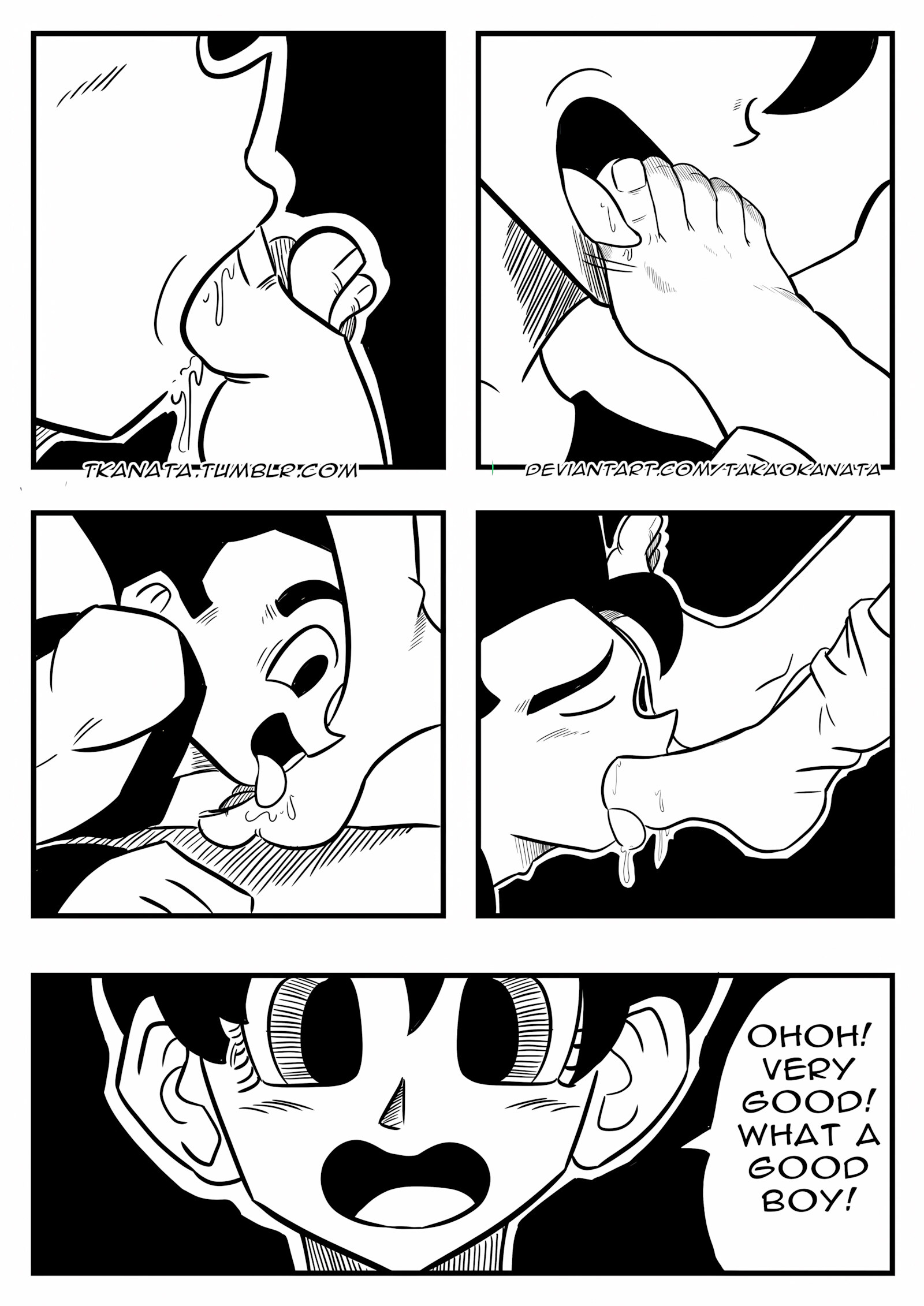 Gohan & Videl in: “Boots, Socks or Feet?” [Takao Kanata], Gohan & Videl in: "Boots, Socks or Feet?", page 13 of 18