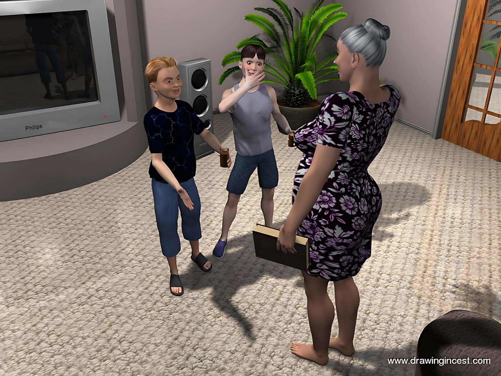 Grandma, why do you have so big tits [Drawingincest], Grandma, why do you have so big tits, page 16 of 60