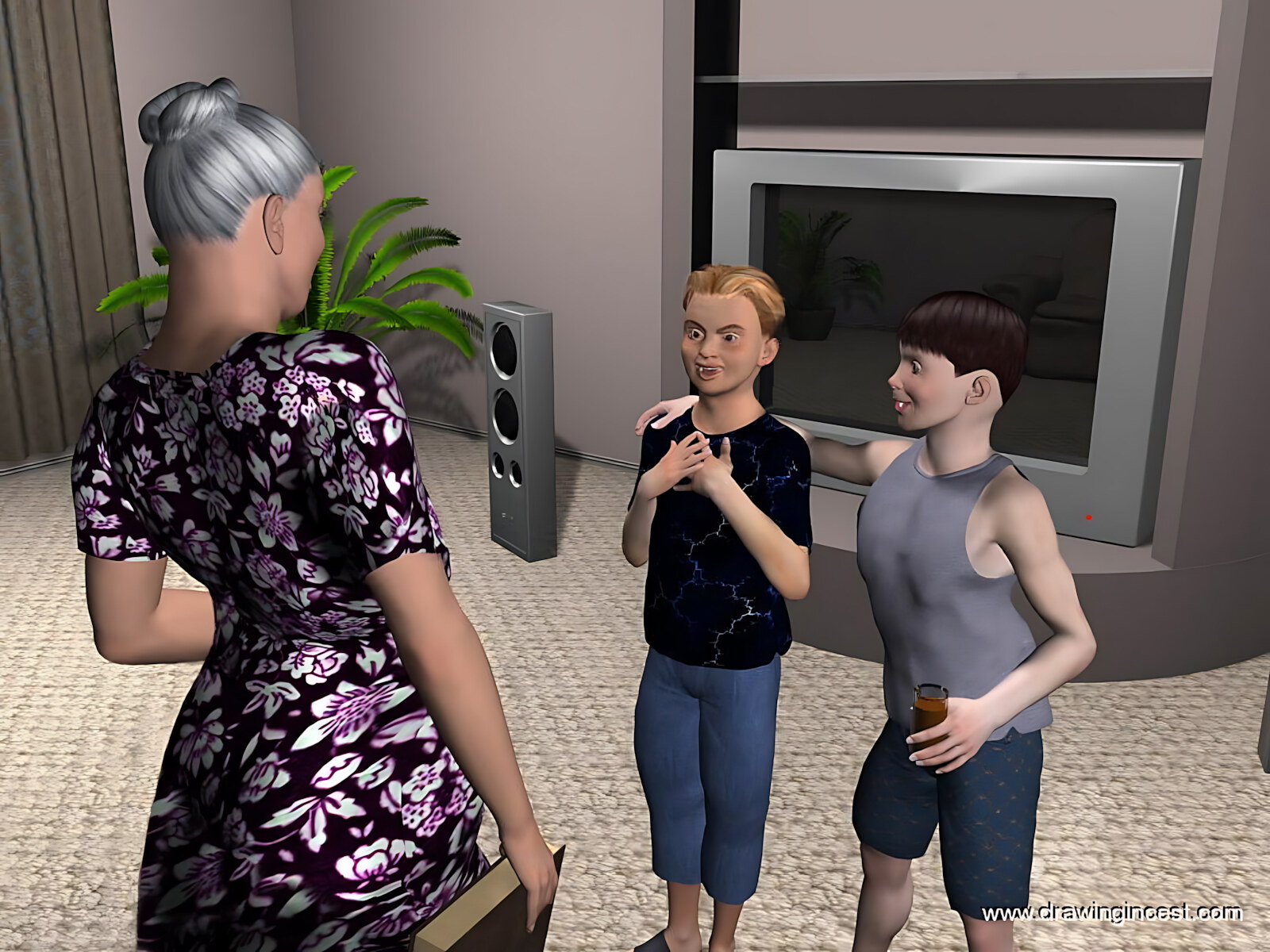 Grandma, why do you have so big tits [Drawingincest], Grandma, why do you have so big tits, page 18 of 60