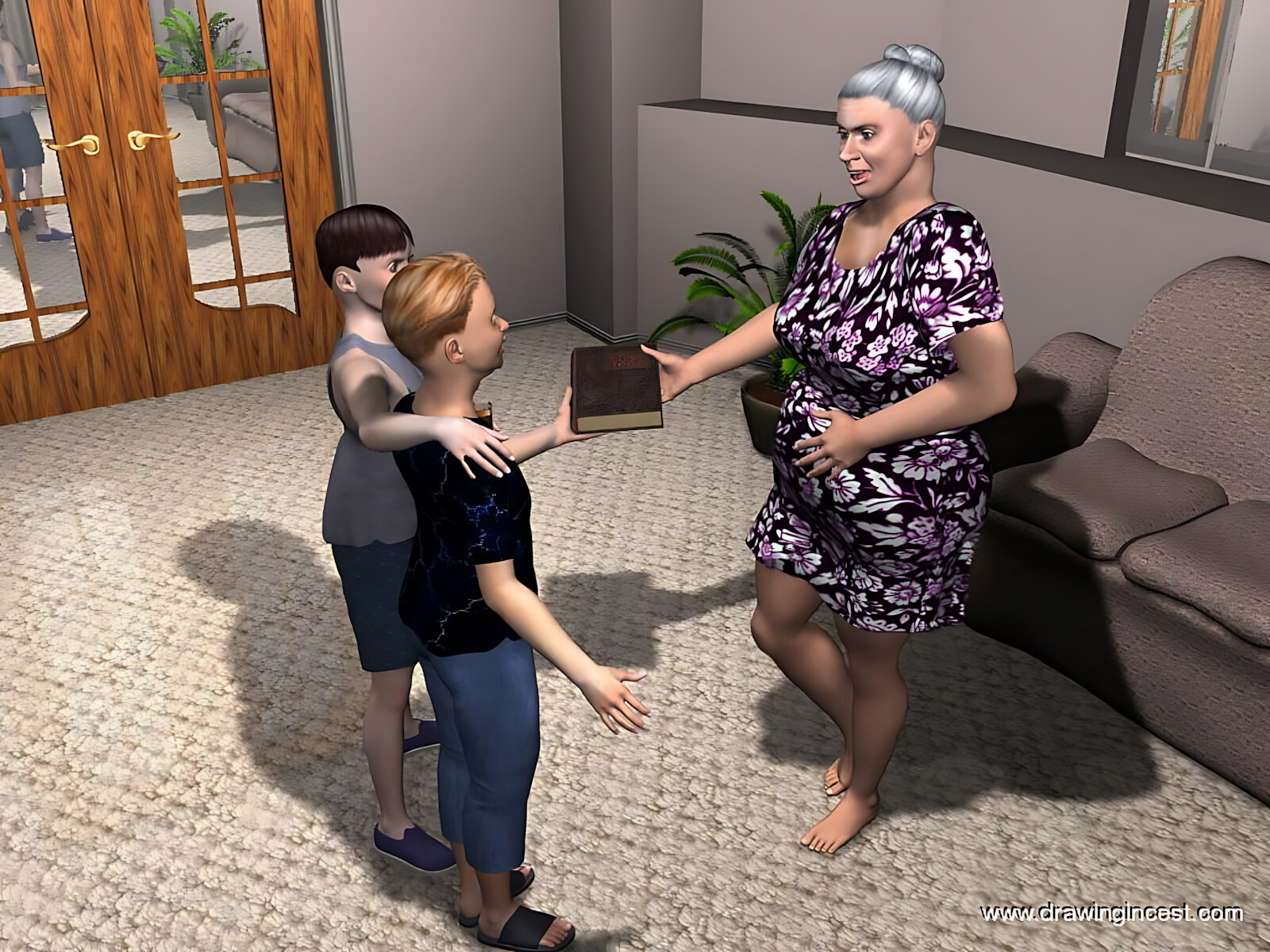 Grandma, why do you have so big tits [Drawingincest], Grandma, why do you have so big tits, page 19 of 60
