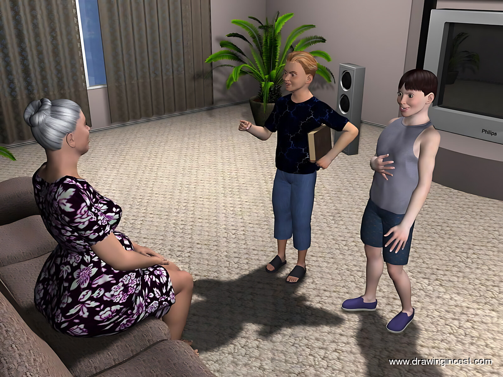 Grandma, why do you have so big tits [Drawingincest], Grandma, why do you have so big tits, page 21 of 60