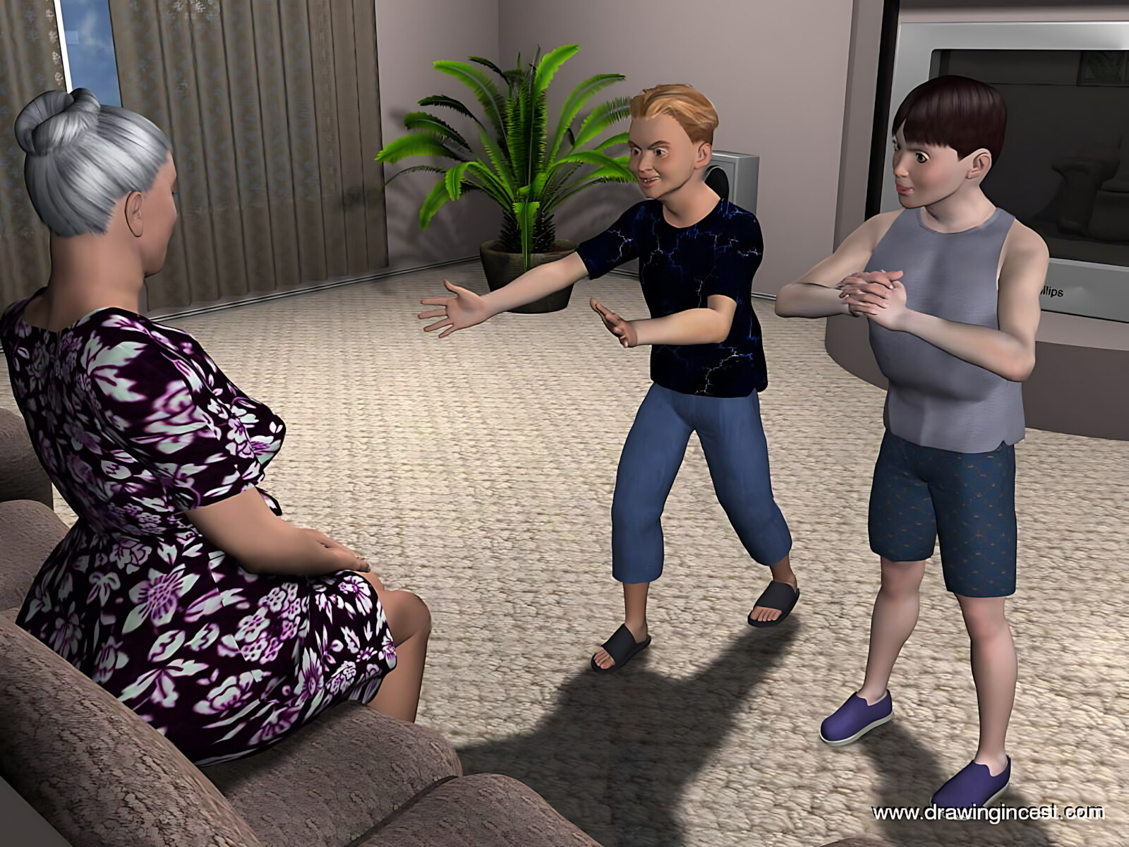 Grandma, why do you have so big tits [Drawingincest], Grandma, why do you have so big tits, page 25 of 60