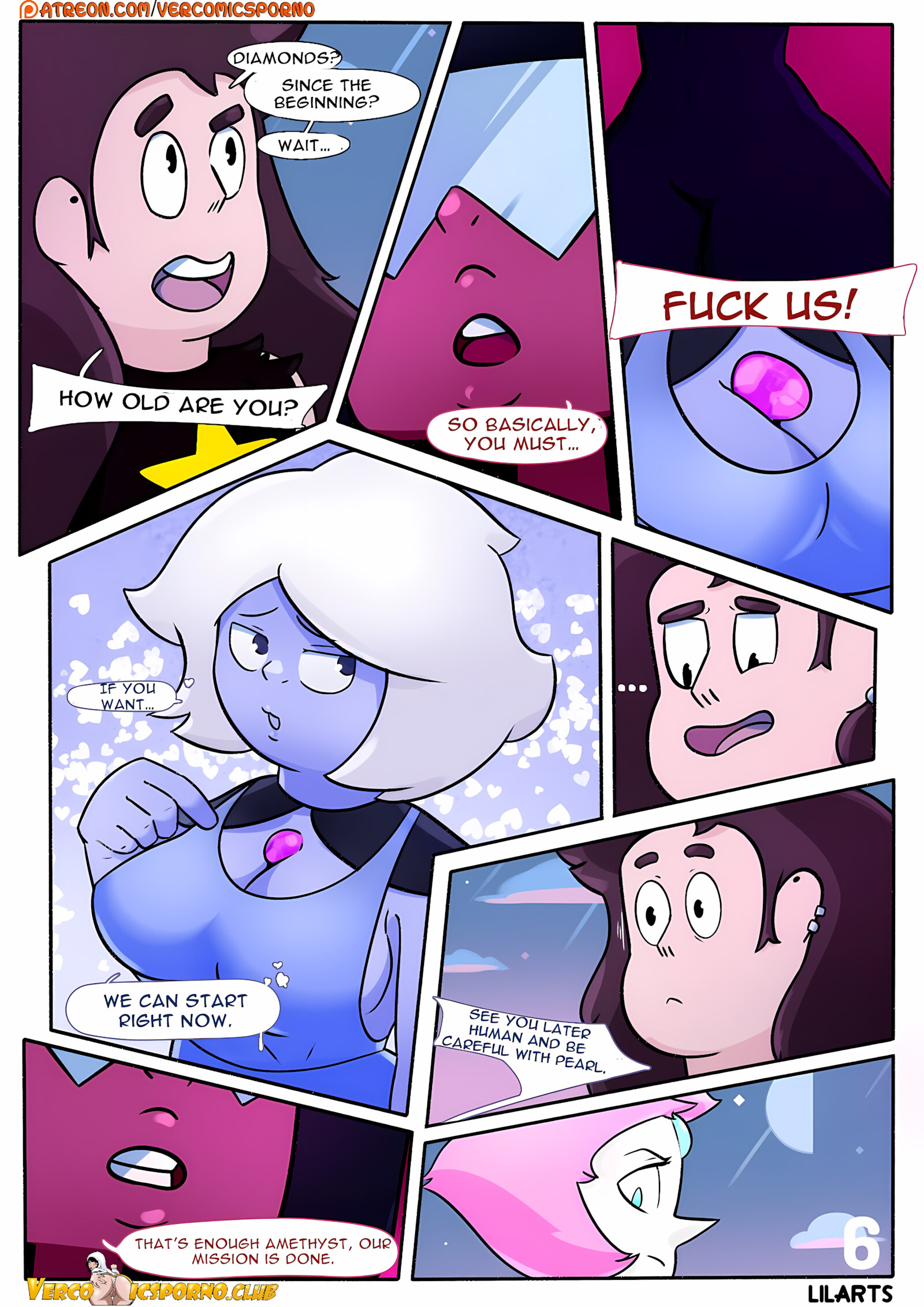 Greg Universe y las gemas de la lujuria [Lilarts], Greg Universe y las gemas de la lujuria, page 7 of 31