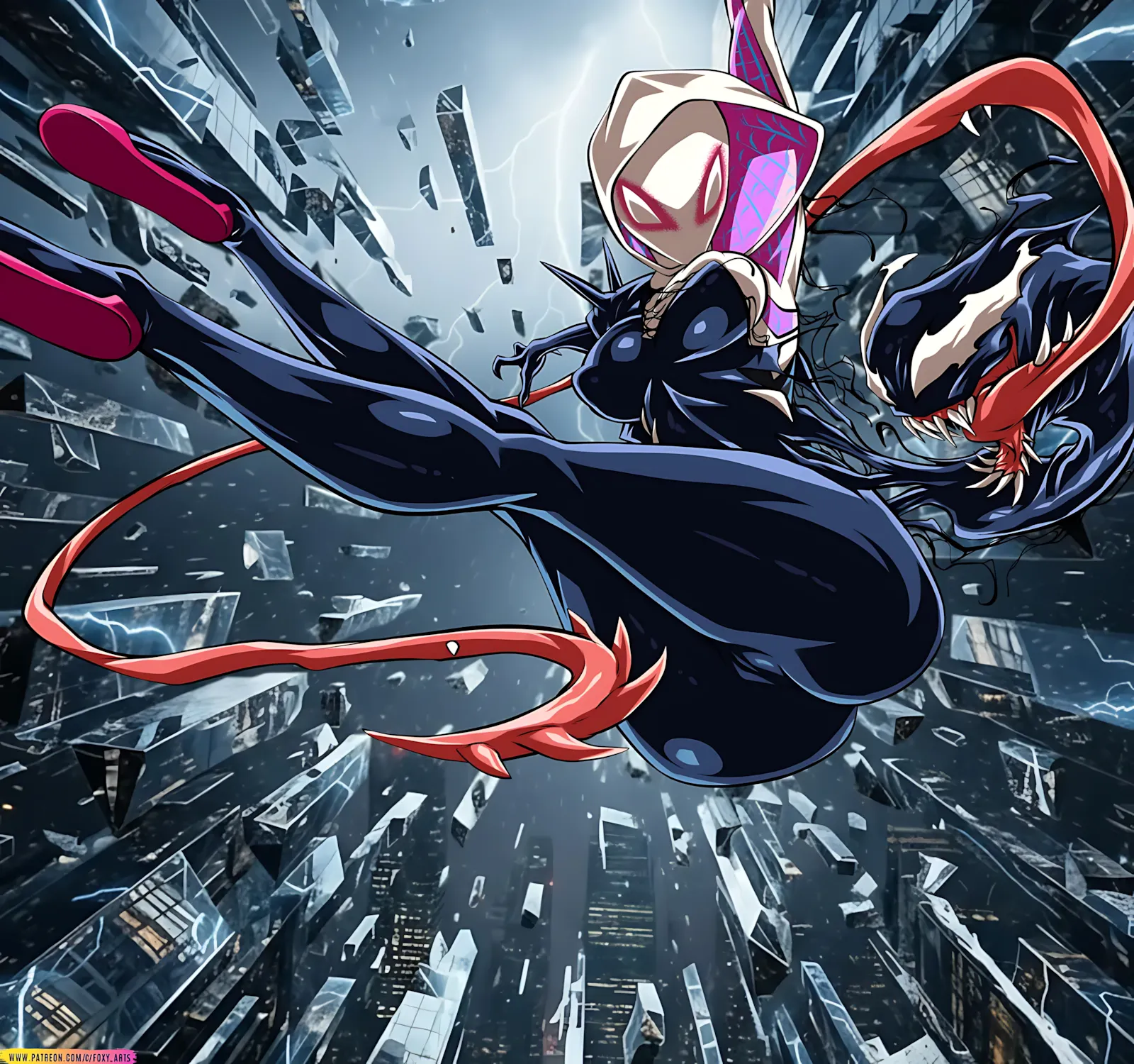 Gwenom – Time To Relax [FoxyArt], 1. Gwenom Time To Relax [Spider-Man}, page 21 of 21