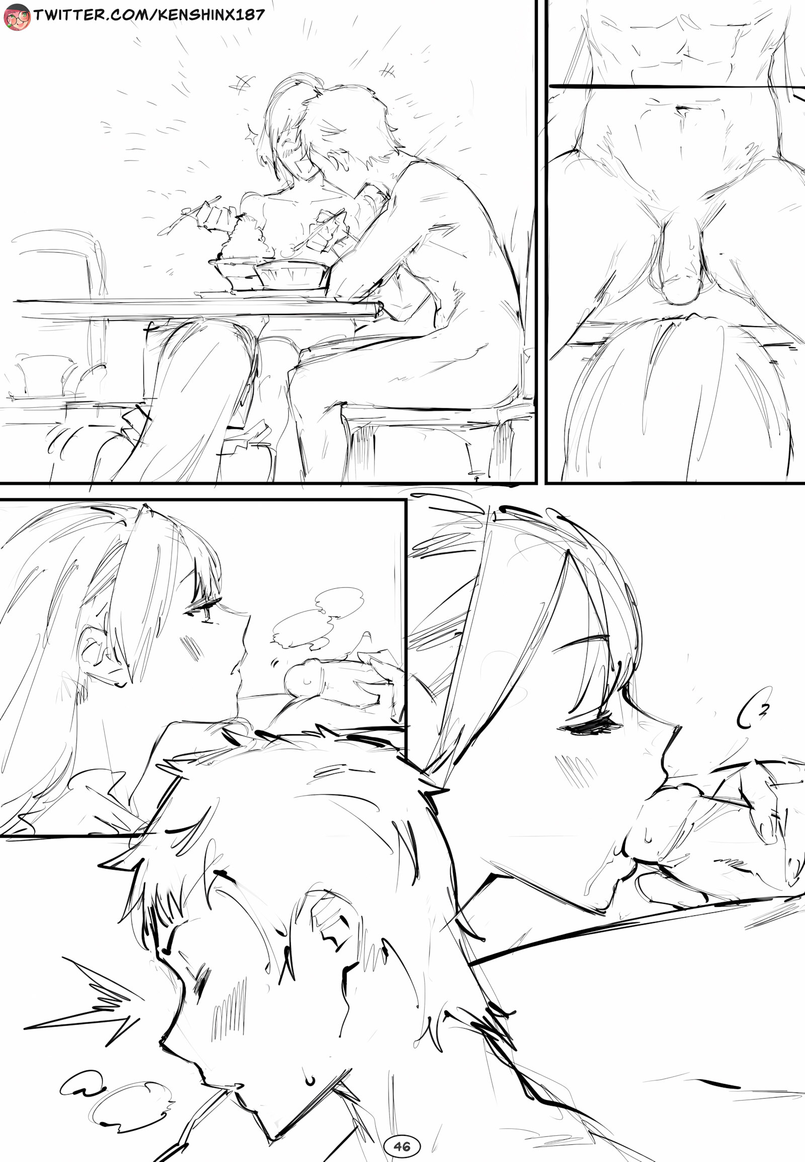 Harem! In The Mist (Final Fantasy XIV) [Kenshin187], Harem! In The Mist (Final Fantasy XIV), page 47 of 85