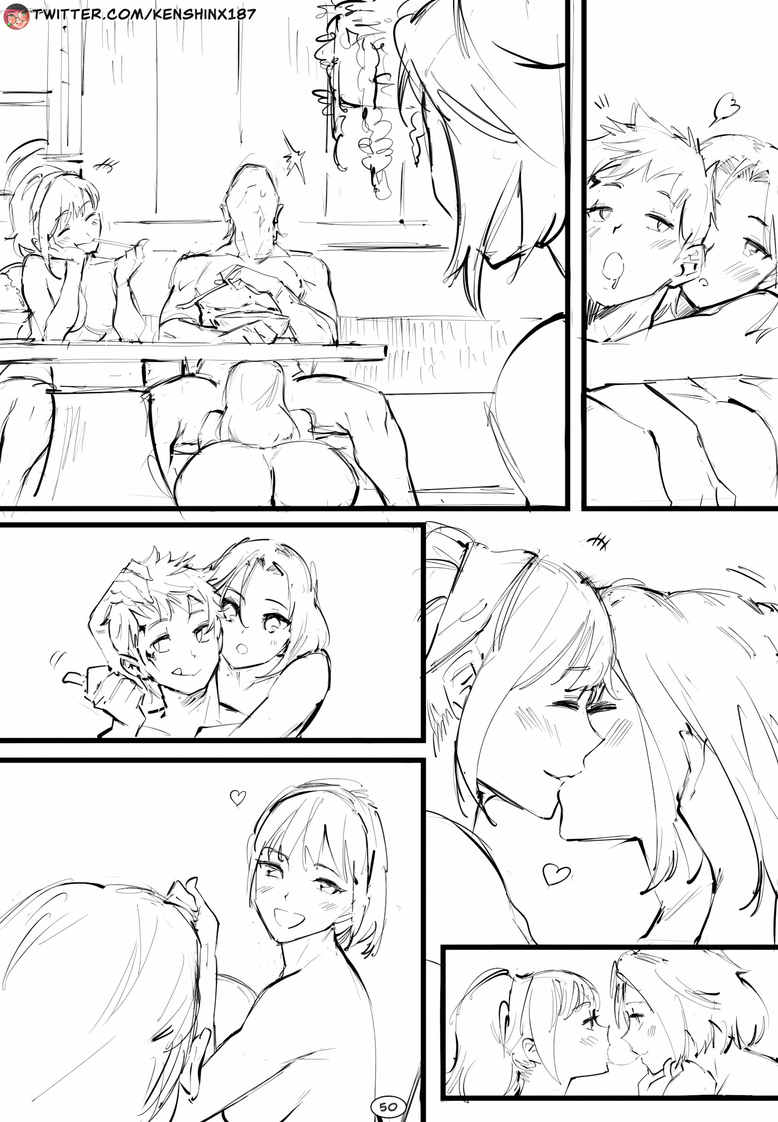 Harem! In The Mist (Final Fantasy XIV) [Kenshin187], Harem! In The Mist (Final Fantasy XIV), page 51 of 85