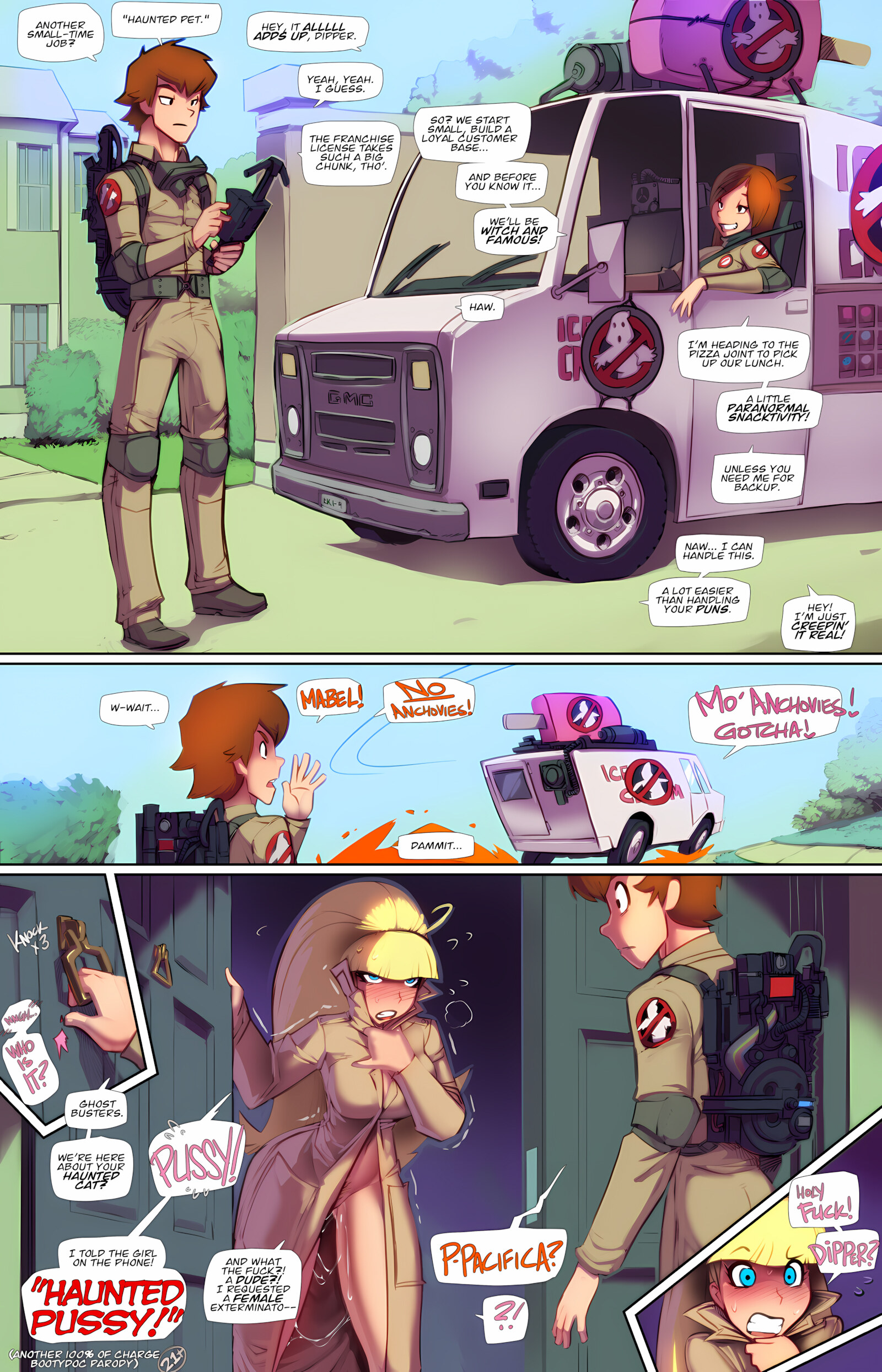 Haunted Pussy! [Fred Perry], Haunted Pussy!, page 1 of 10