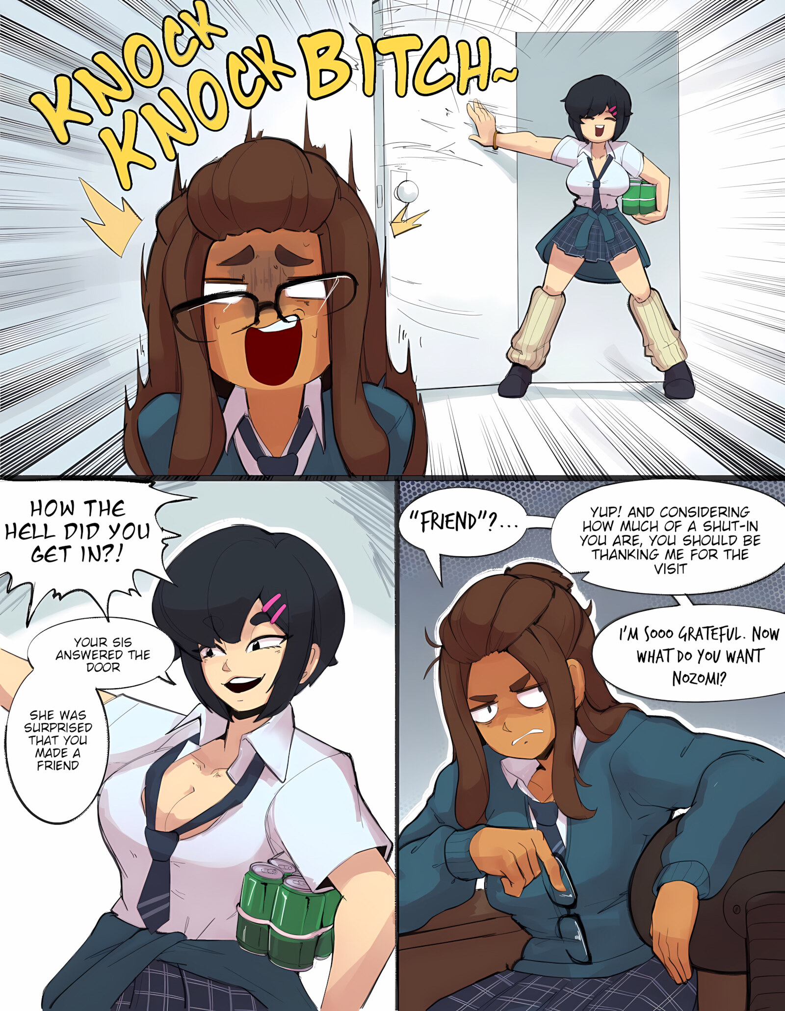 High School Days [NudieDoodles], High School Days, page 1 of 20