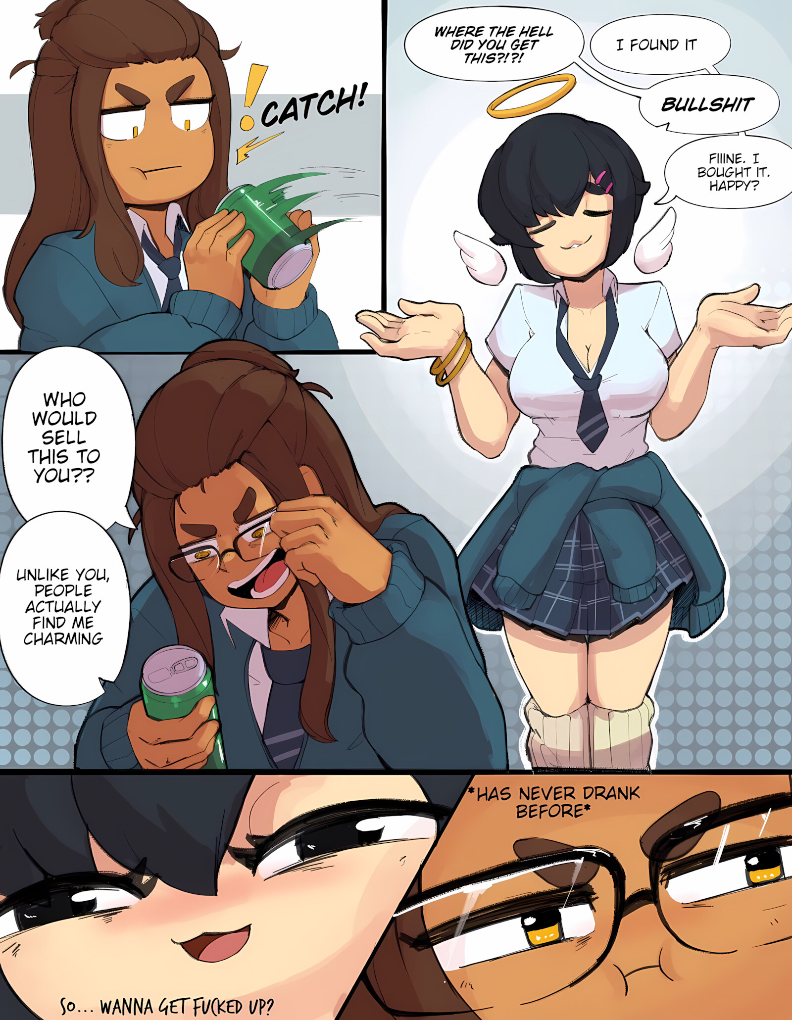 High School Days [NudieDoodles], High School Days, page 2 of 20