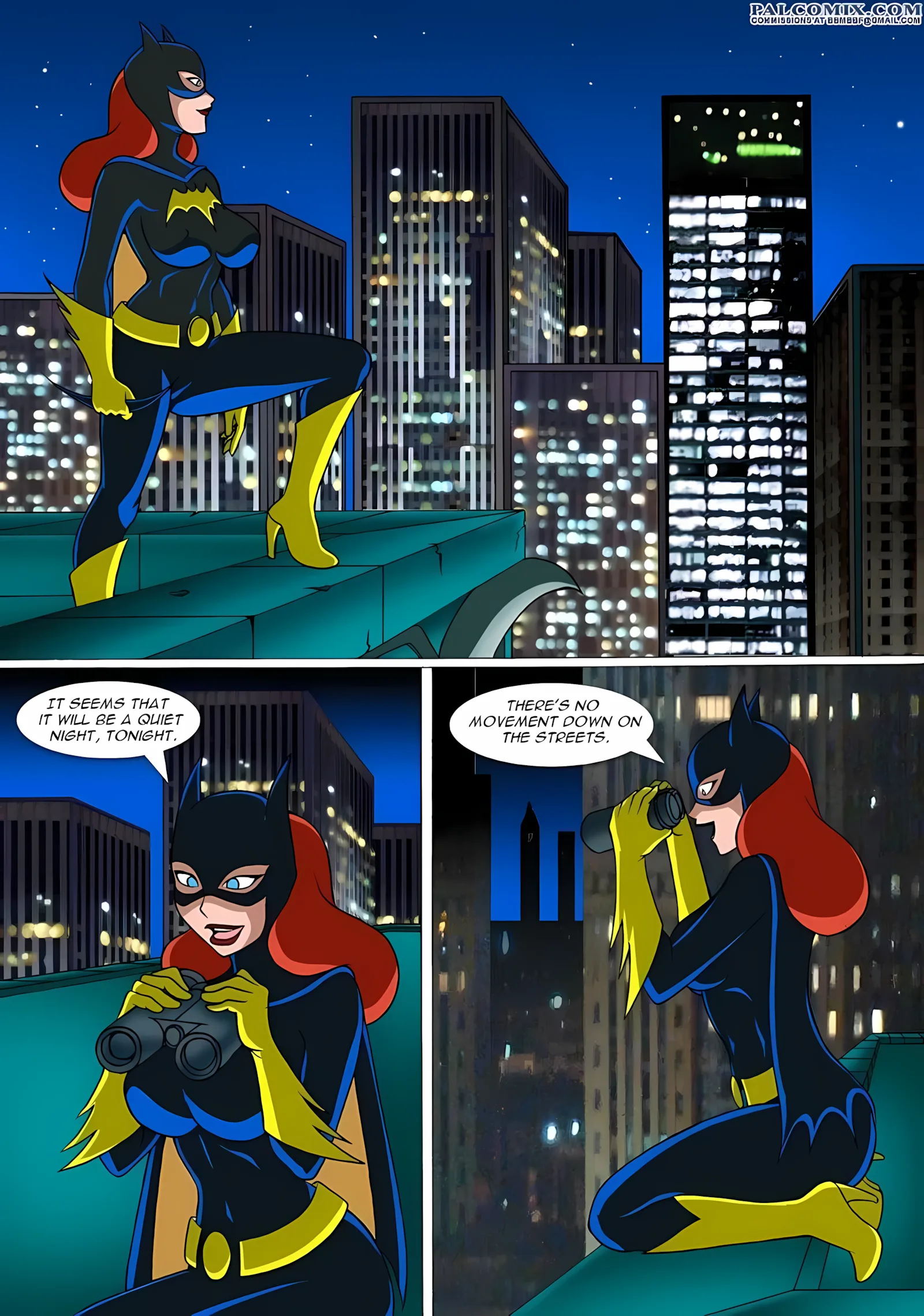 Horny Batgirls (Batman) [Palcomix], 1 . Horny Batgirls - (Batman) [Palcomix], page 2 of 9