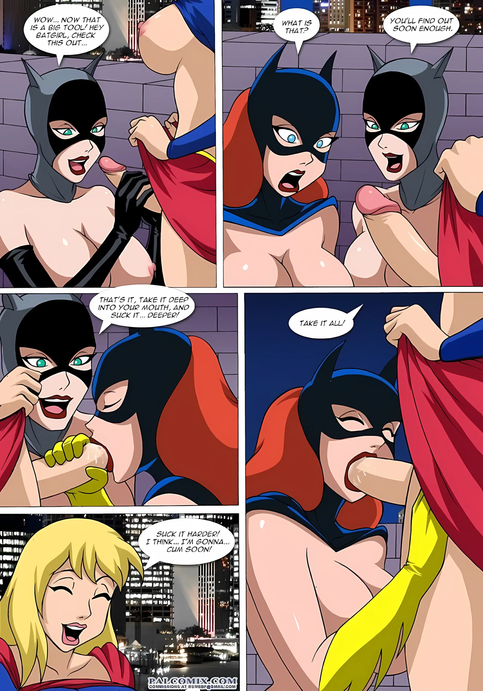 Horny Batgirls (Batman) [Palcomix], 1 . Horny Batgirls - (Batman) [Palcomix], page 7 of 9