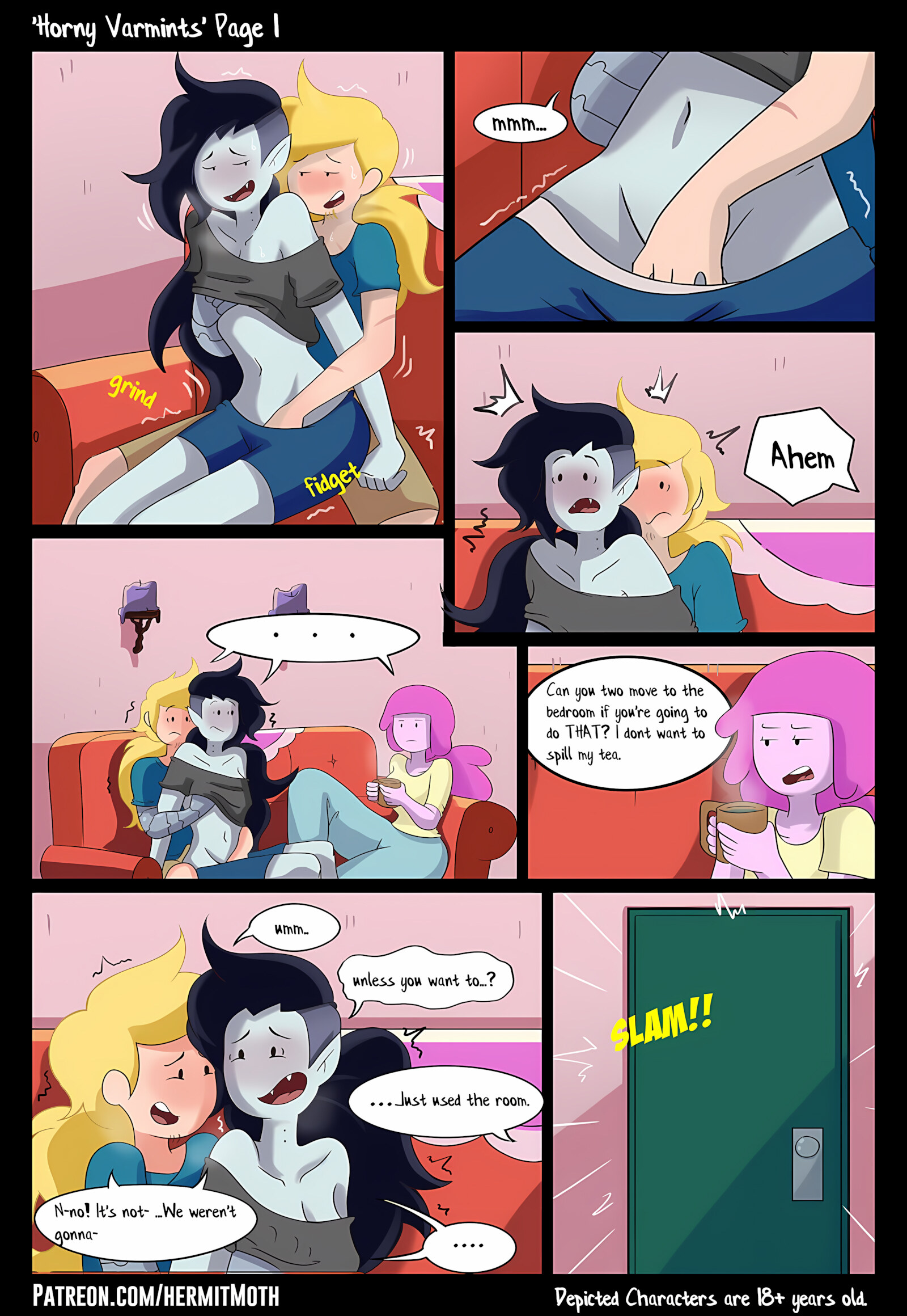 Horny Varmints [HermitMoth], Horny Varmints, page 1 of 2