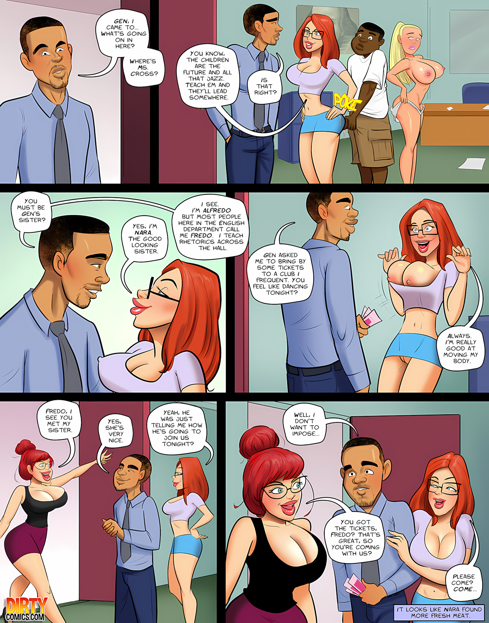 Hot For Mrs. Cross [Dirty Comics], Hot For Mrs. Cross 5, page 6 of 10