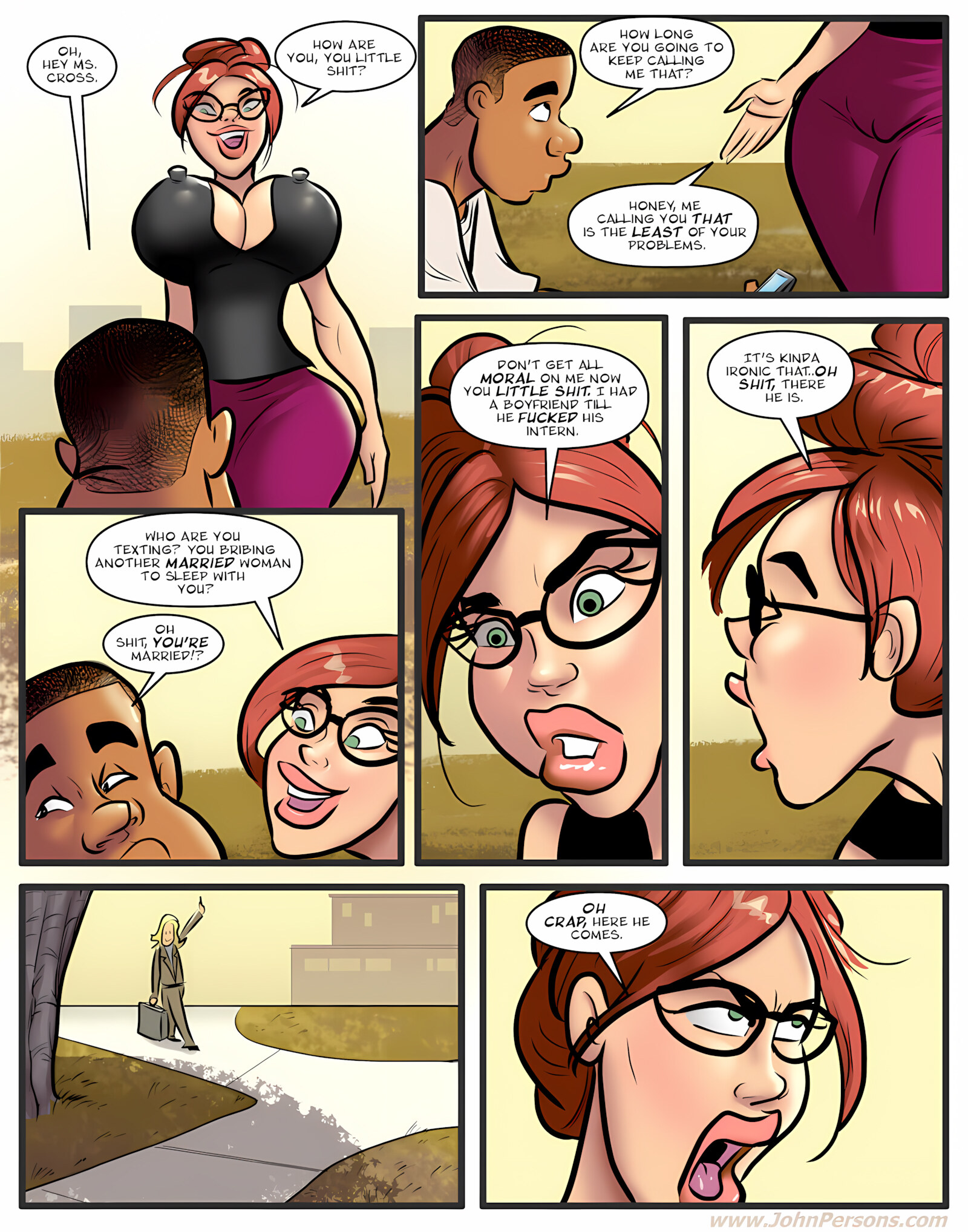 Hot For Mrs. Cross [Dirty Comics], Hot For Mrs. Cross 2, page 3 of 13