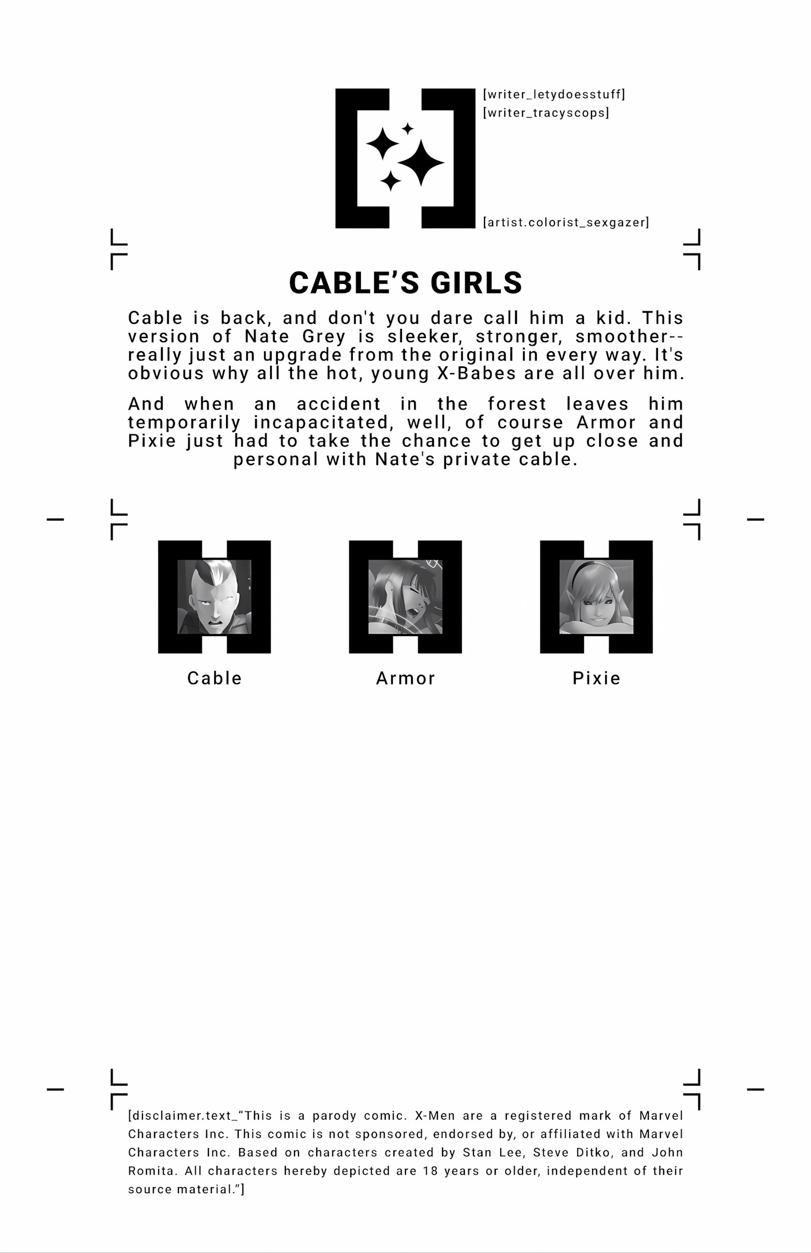 House Of XXX – Cable’s Girls [Tracy Scops], House Of XXX – Cable’s Girls 1, page 2 of 11