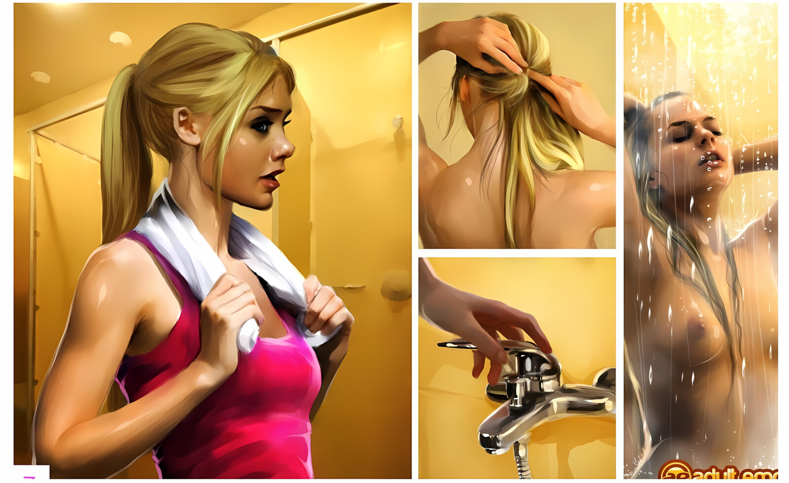 How did I fuck my fitness mate [Nicole Heat], How did I fuck my fitness mate, page 6 of 24