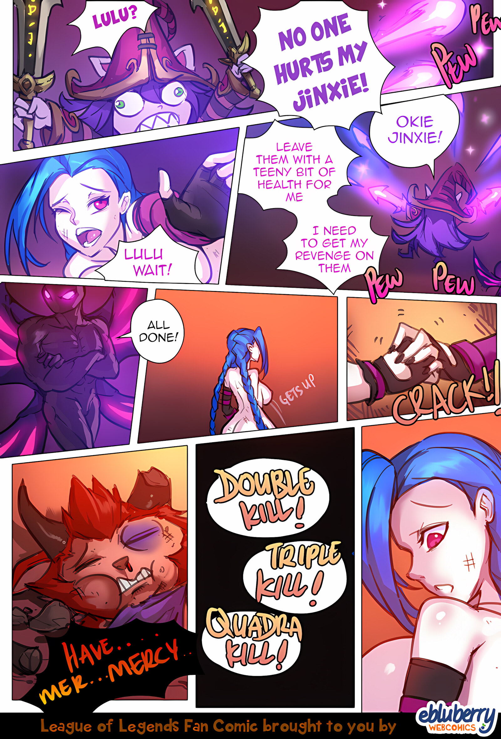 Jinx X Lulu + Others! [Ebluberry], Jinx X Lulu + Others!, page 17 of 19