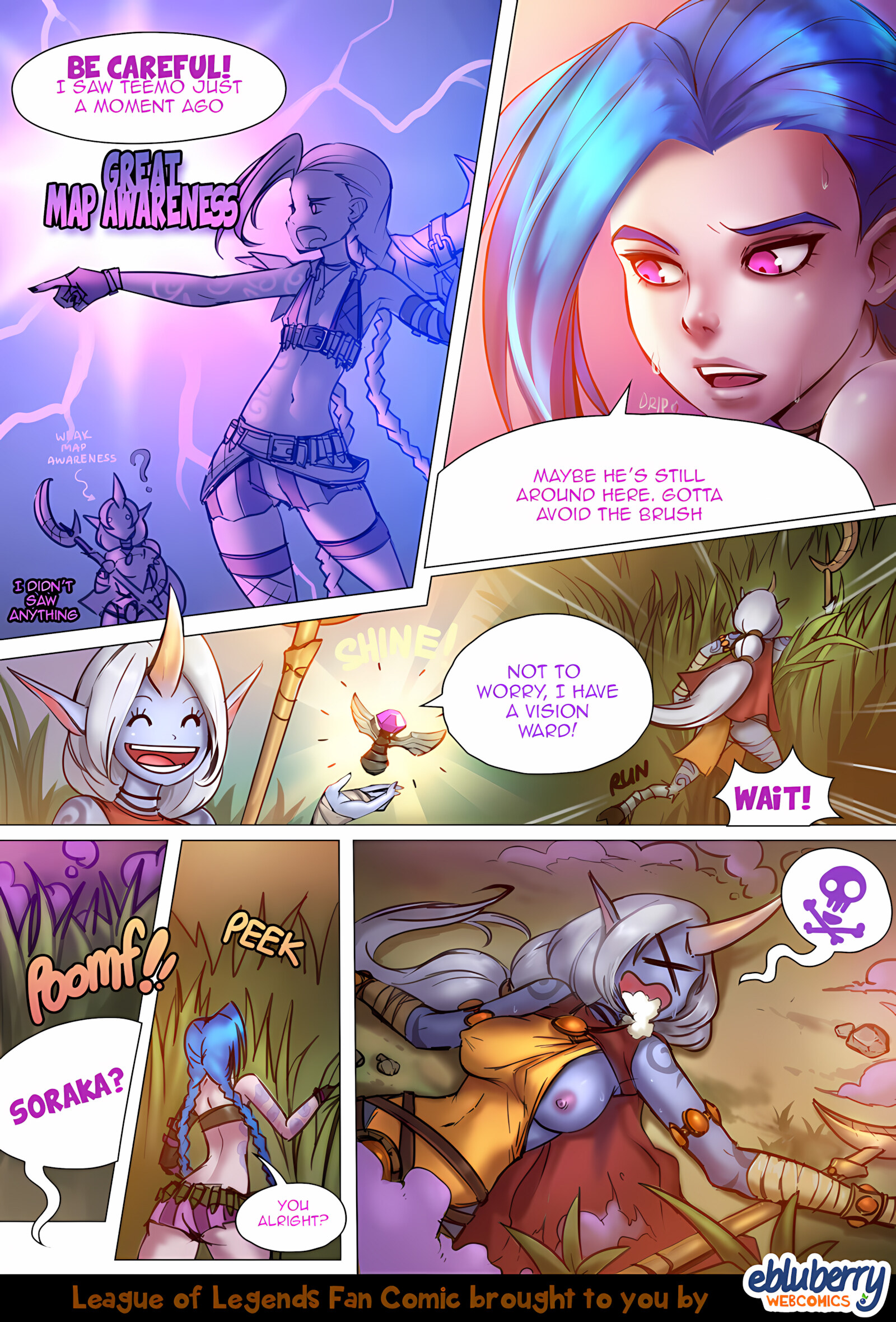 Jinx X Teemo [Ebluberry], Jinx X Teemo, page 2 of 14