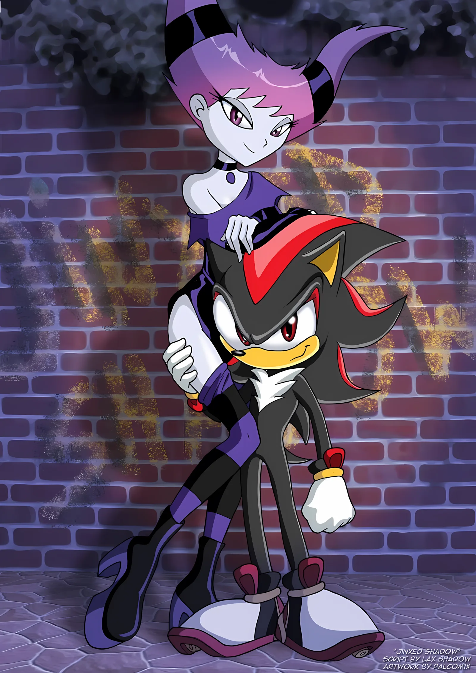 Jinxed Shadow (Sonic the Hedgehog, Teen Titans) [Palcomix], 1 . Jinxed Shadow (Sonic the Hedgehog, Teen Titans) [Palcomix], page 1 of 13